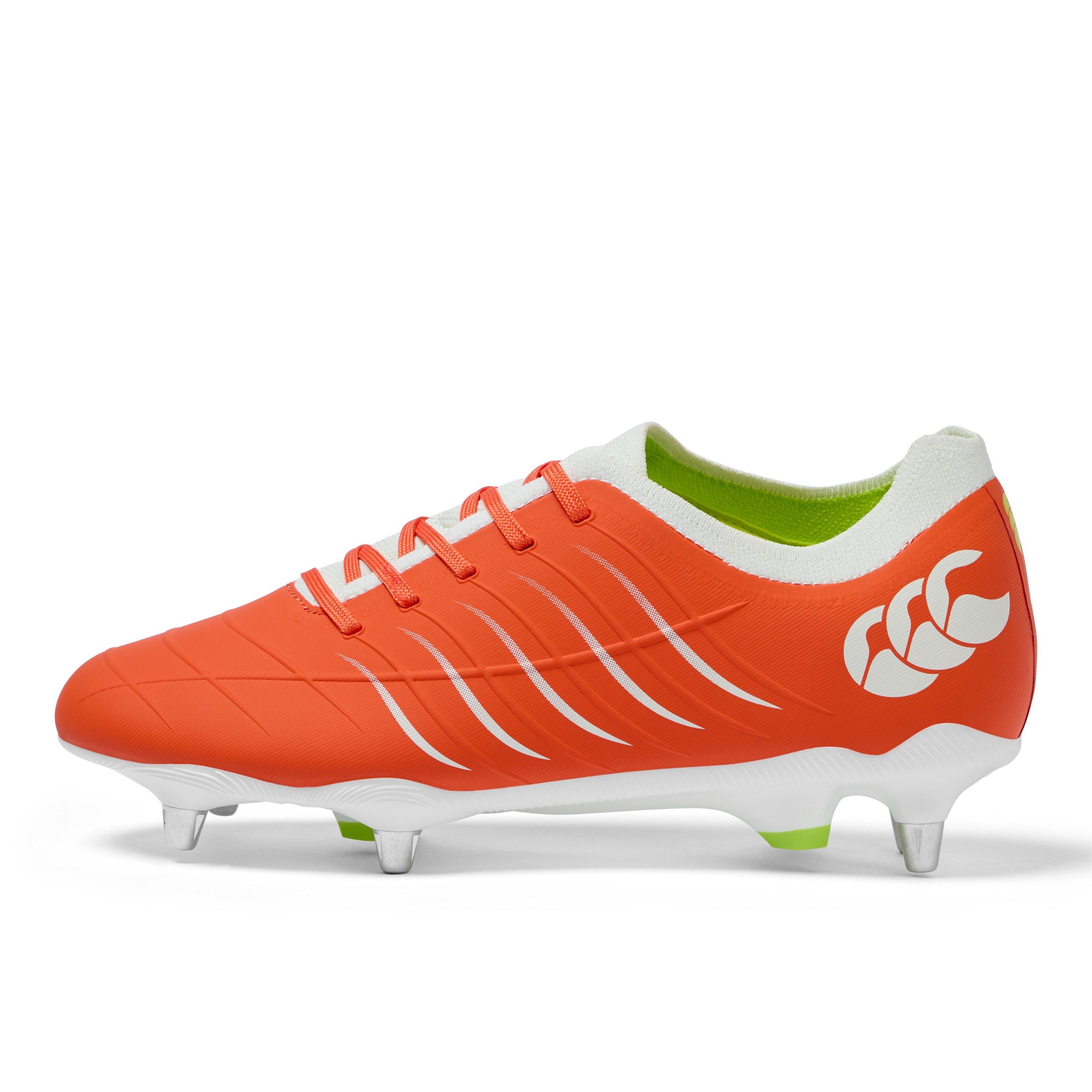 Canterbury Men's Phoenix 2 Pro Soft Ground Rugby Boots - Tangerine - 12 (47.5)