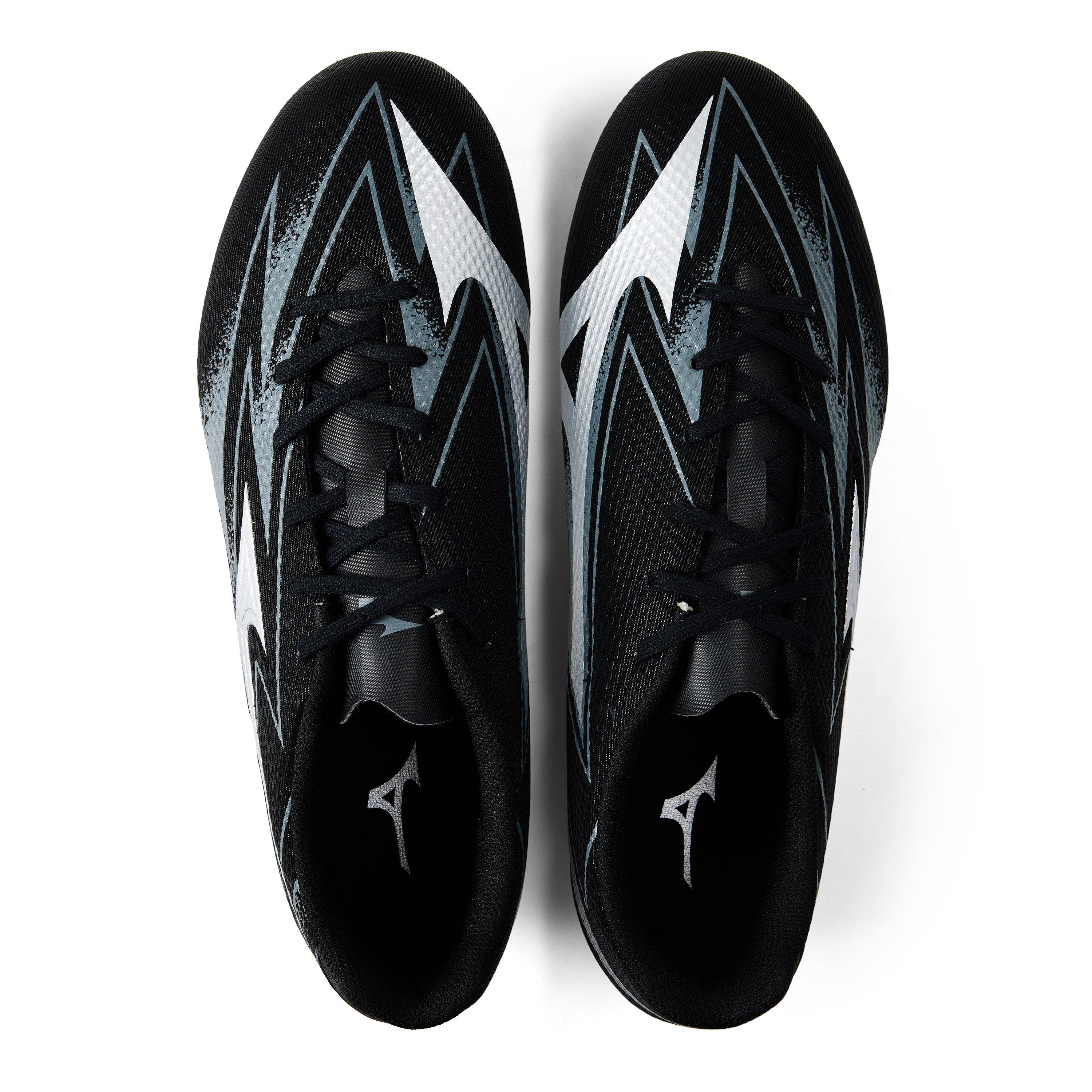 Black Silver - Mizuno - Men's Waitangi Rugby Boot - 6