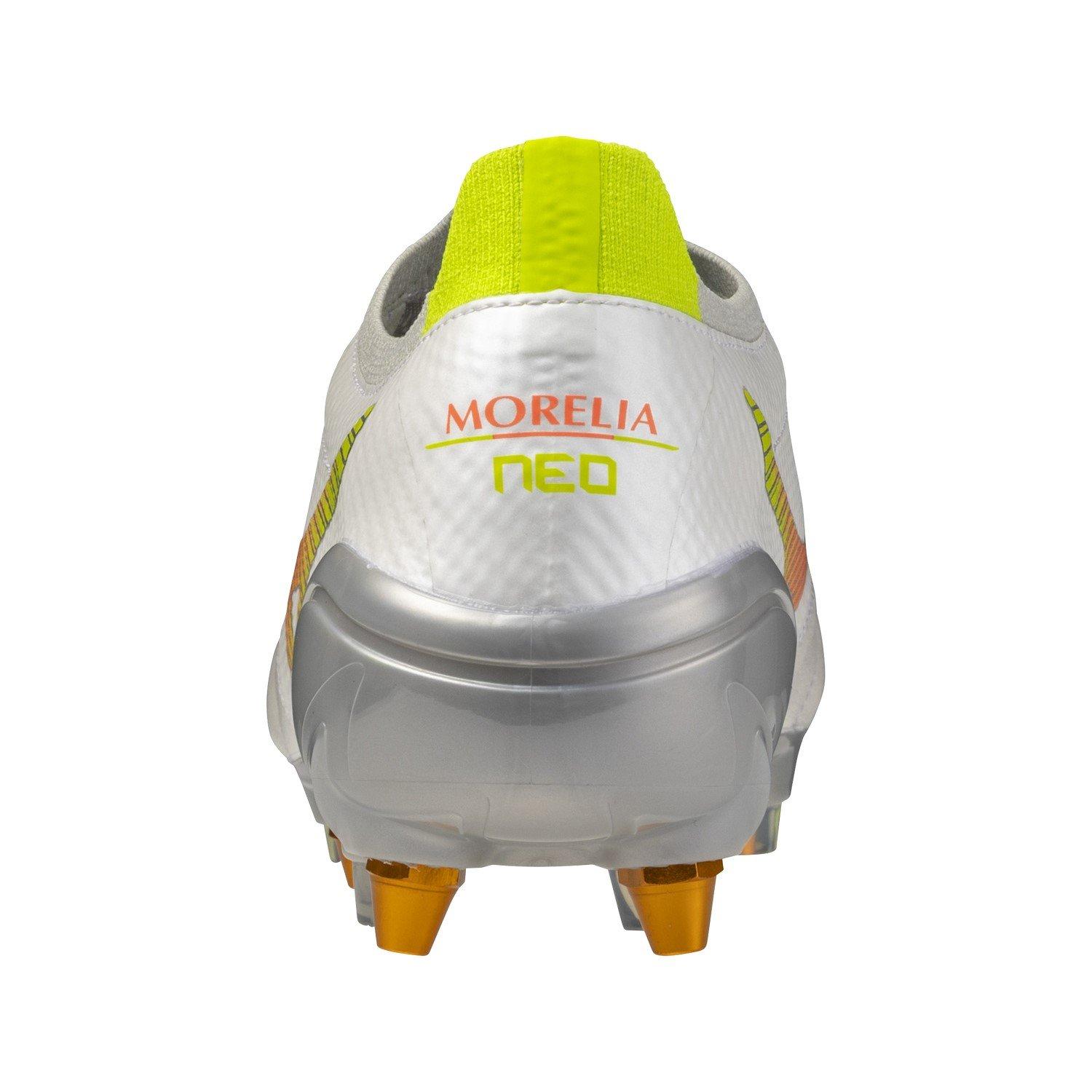 Blanco/Lava - Mizuno - Mens Mizuno Morrela Neo Elite V Soft Ground - 5