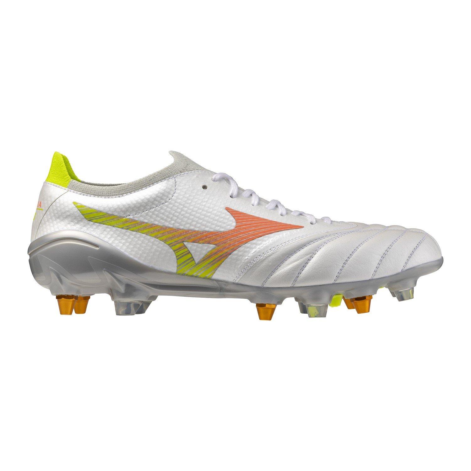 Blanco/Lava - Mizuno - Mens Mizuno Morrela Neo Elite V Soft Ground - 6
