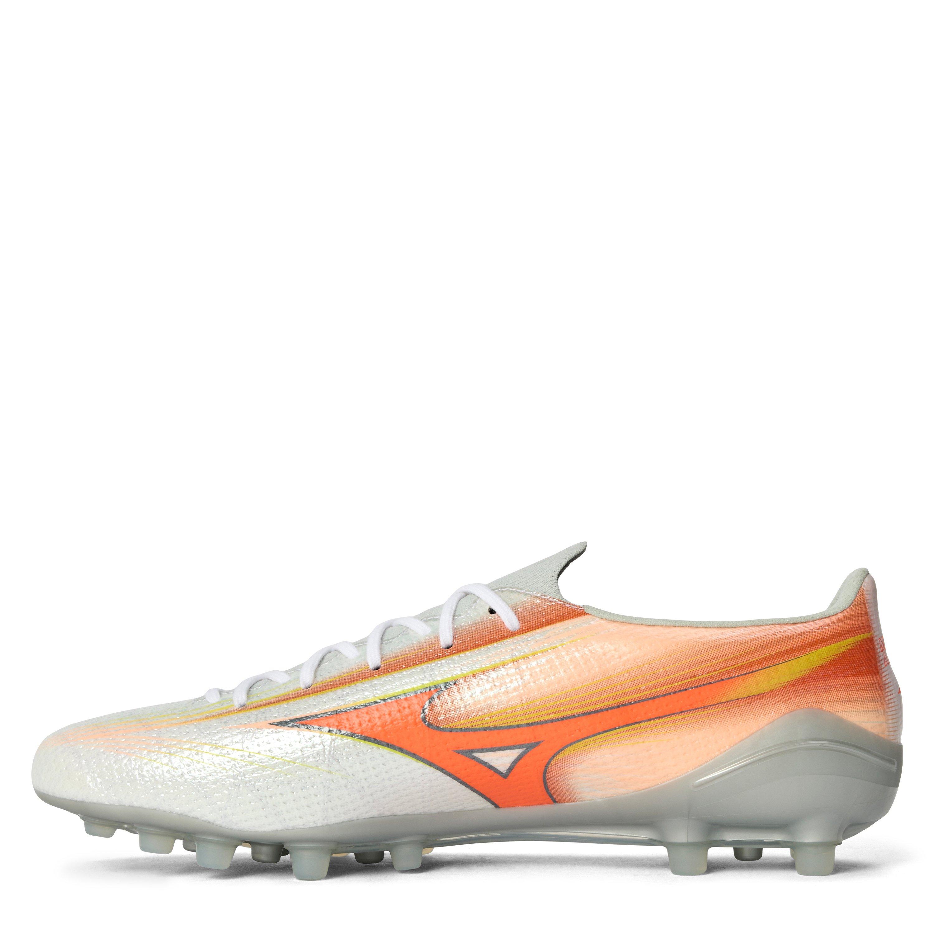 White/Lava - Mizuno - Men's Alpha Rugby Boot - 2