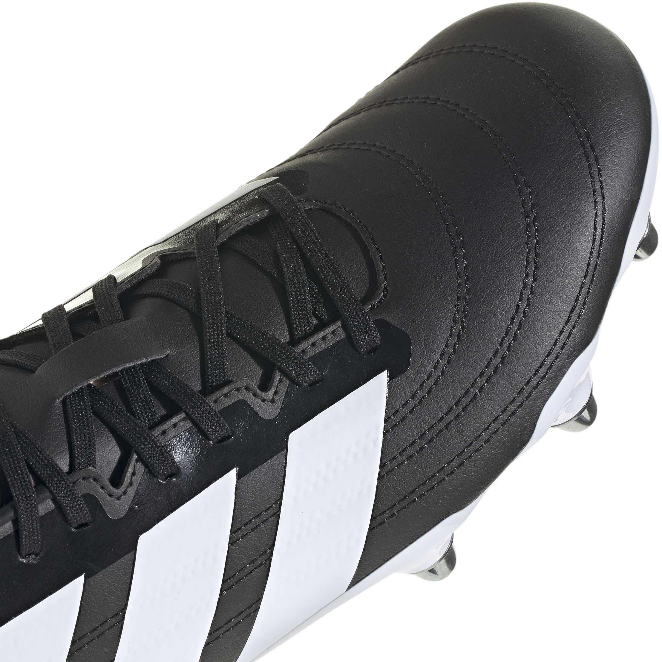 Core Black/Wht - adidas - Men's Kakari 26 Rugby Boot - 8