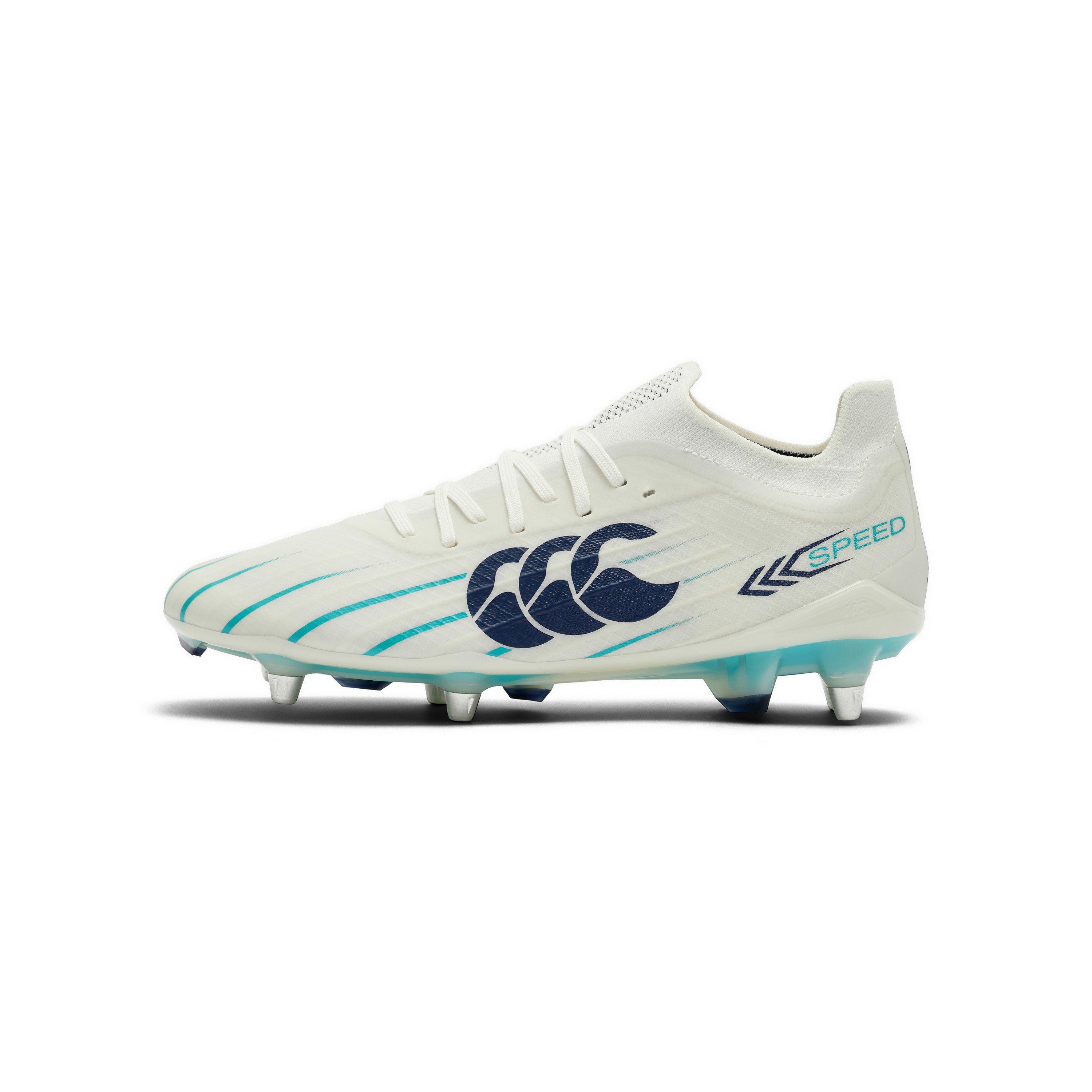 Canterbury Men's Speed Rugby Boot - White - 10 (45)