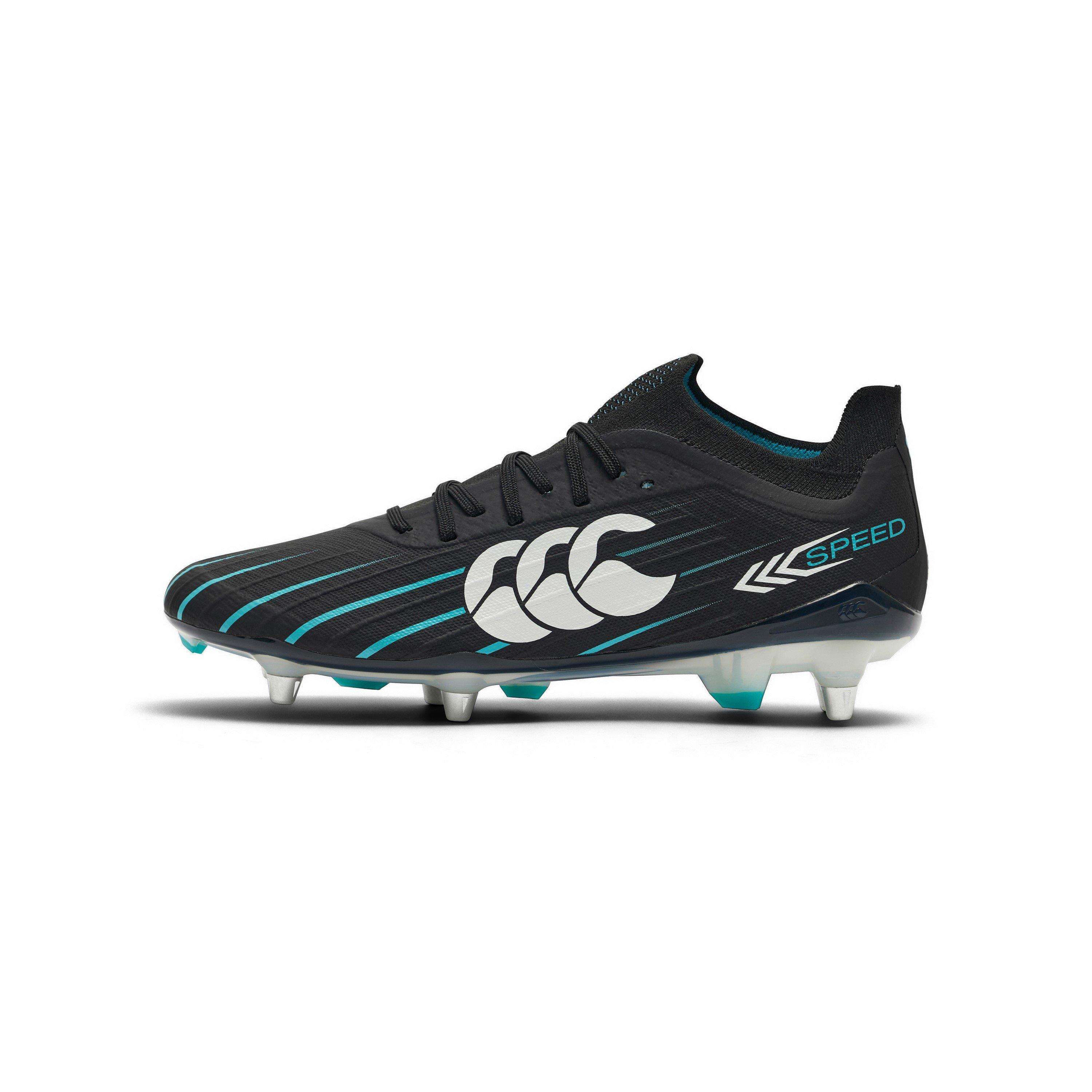 Jet Black - Canterbury - Men's Speed Rugby Boot - 1