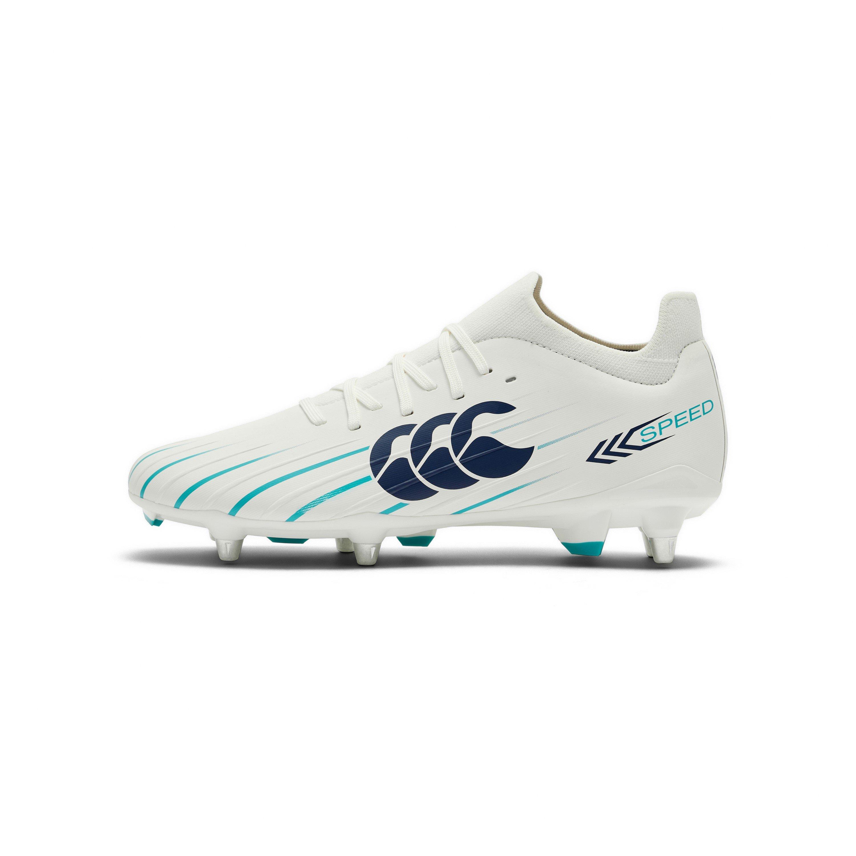 Canterbury Men's Speed Rugby Boot - White - 10 (45)