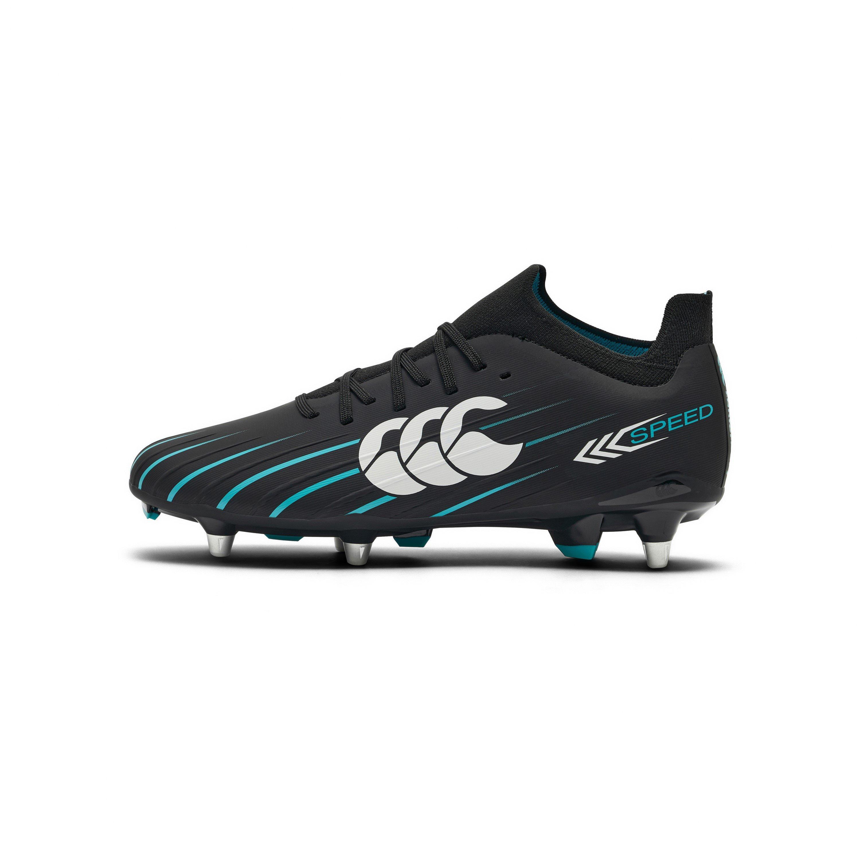 Canterbury Men's Speed Rugby Boot - Jet Black - 7 (41.5)