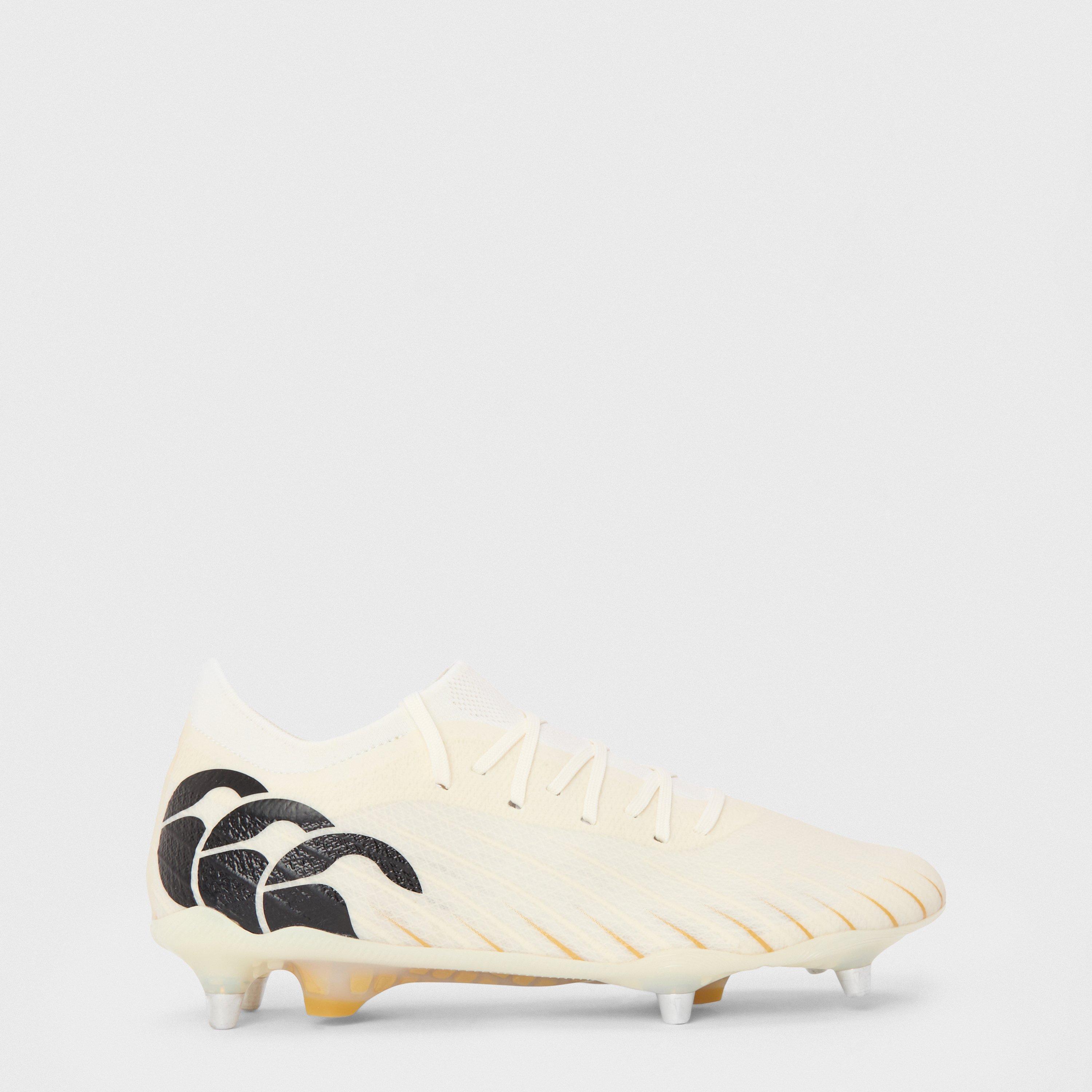 Canterbury Men's Speed Elite Soft Ground Rugby Boots - White - 10.5 (45.5)