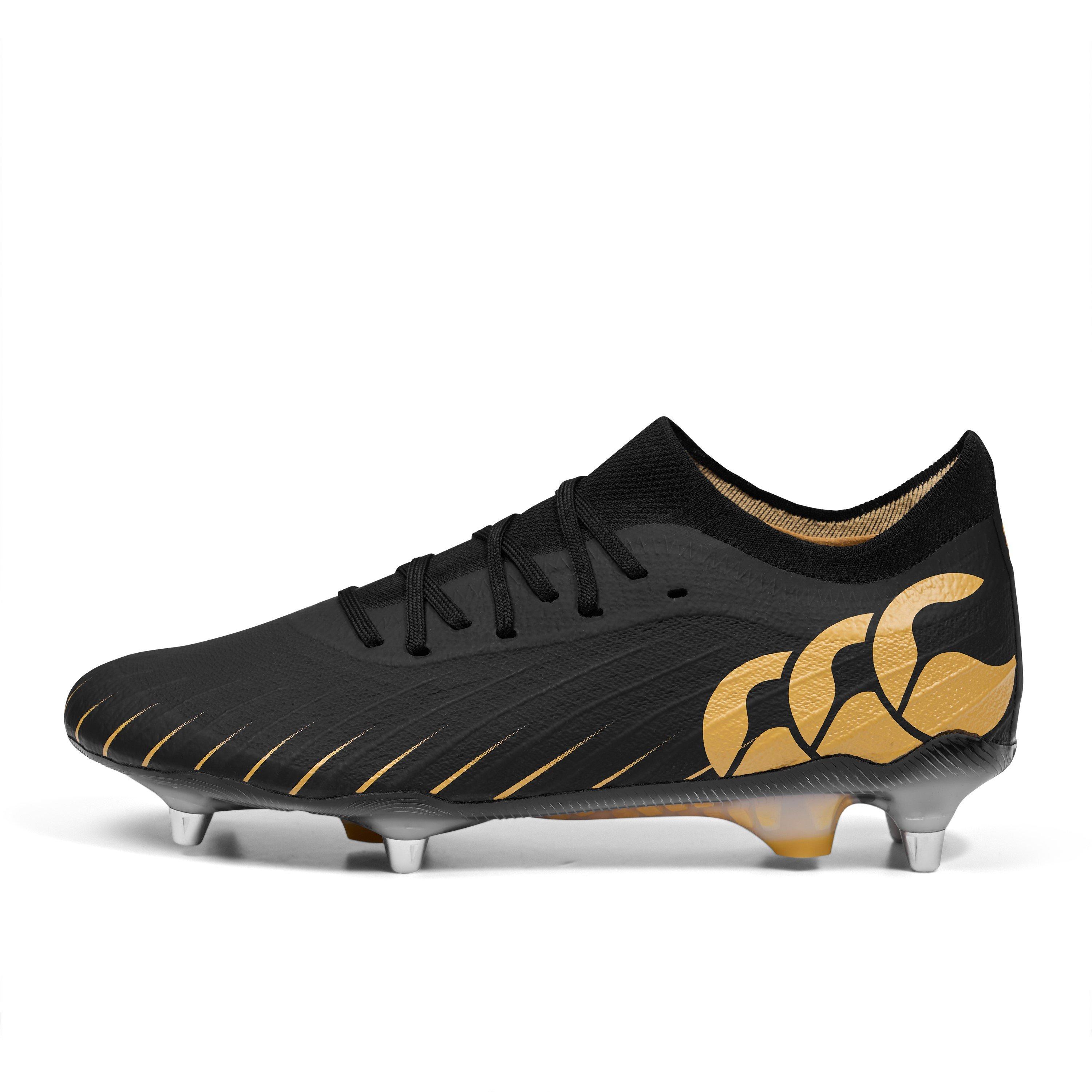 Canterbury Men's Speed Elite Soft Ground Rugby Boots - Black - 10.5 (45.5)