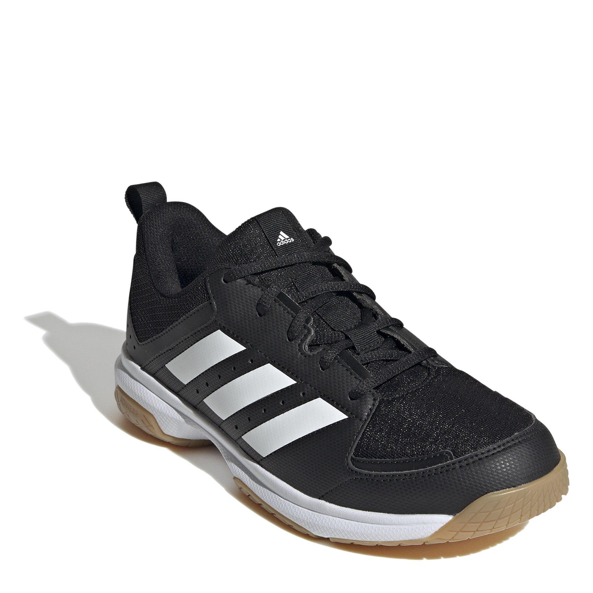Black/White - adidas - Ligra 7 Women's Indoor Court Trainers - 3
