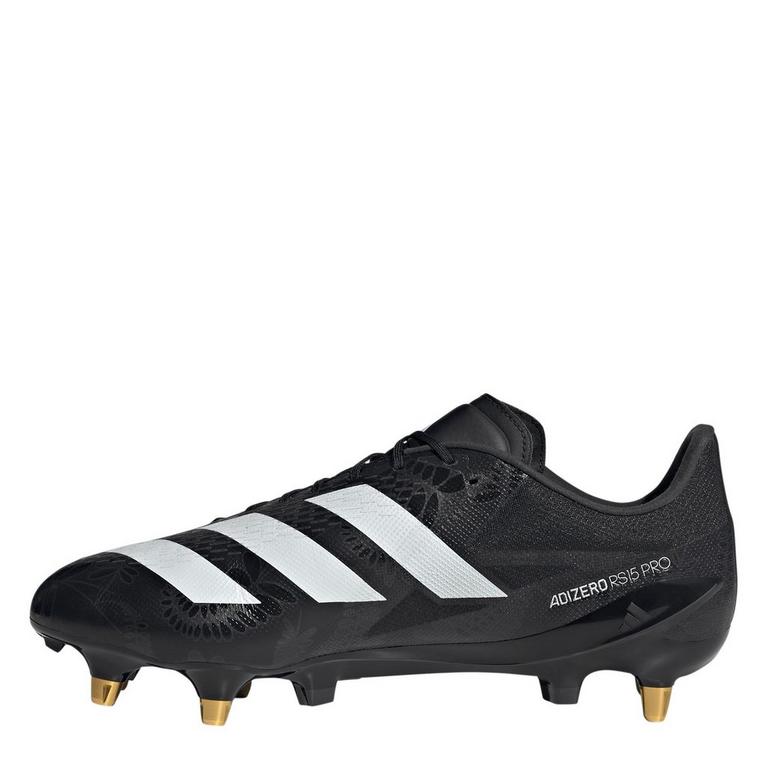 Noir/Blanc/Carbone - adidas - RS-15 Pro Soft Ground Rugby Boots - 2