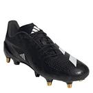 Noir/Blanc/Carbone - adidas - RS-15 Pro Soft Ground Rugby Boots - 3