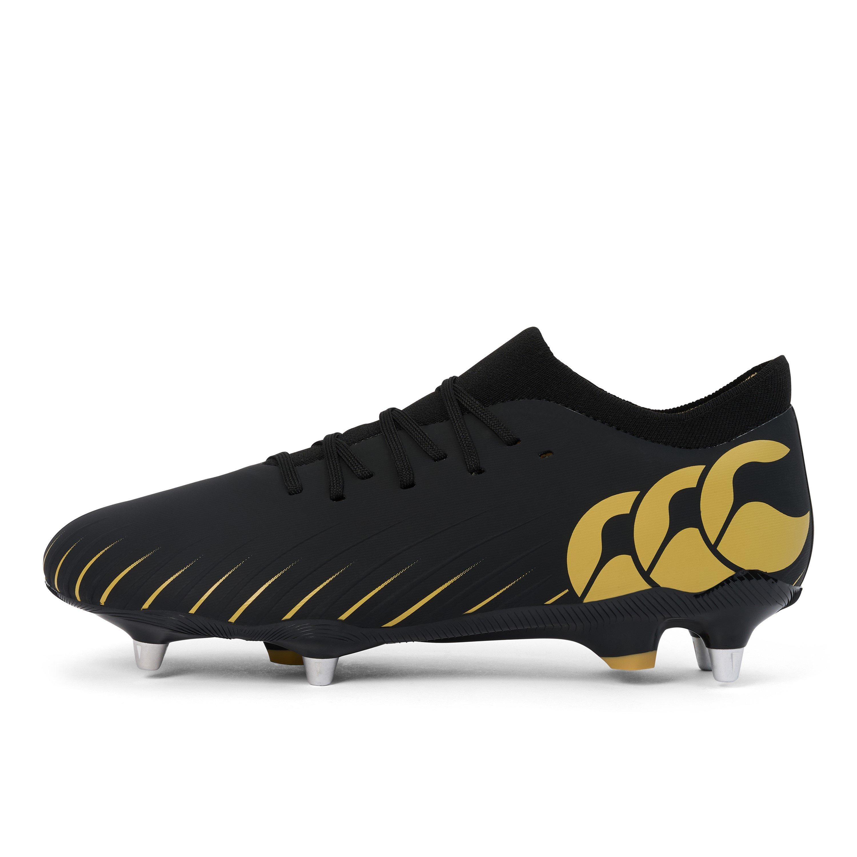 Canterbury Men's Speed Pro Soft Ground Rugby Boots - Black - 10.5 (45.5)