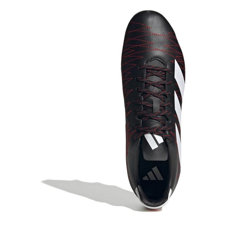 Noir/Blanc/Carbone - adidas - Kakari SG Rugby Boots Better - 5