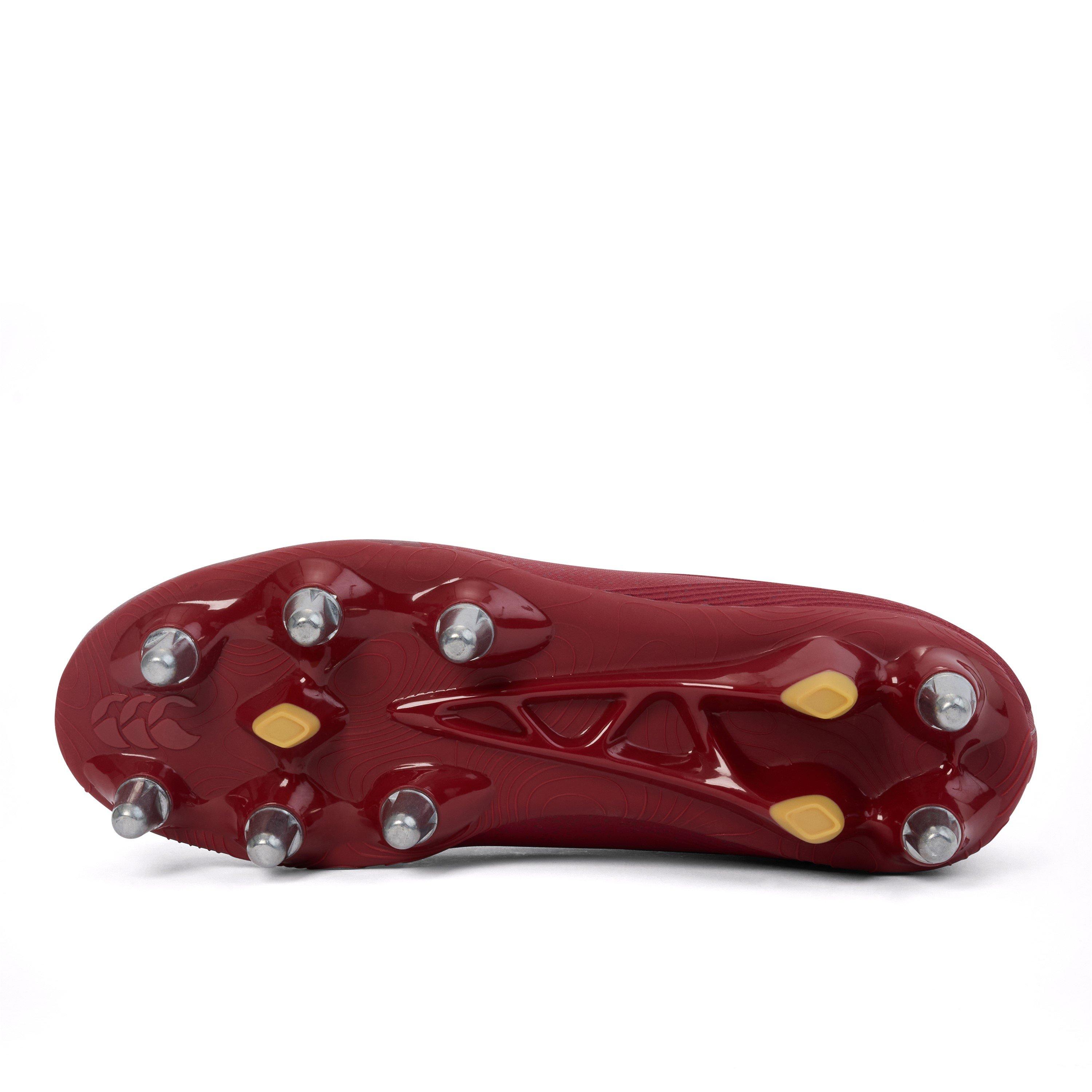 Red Dahlia - Canterbury - Stampede Groundbreak Pro Mens Soft Ground Rugby Boots - 2