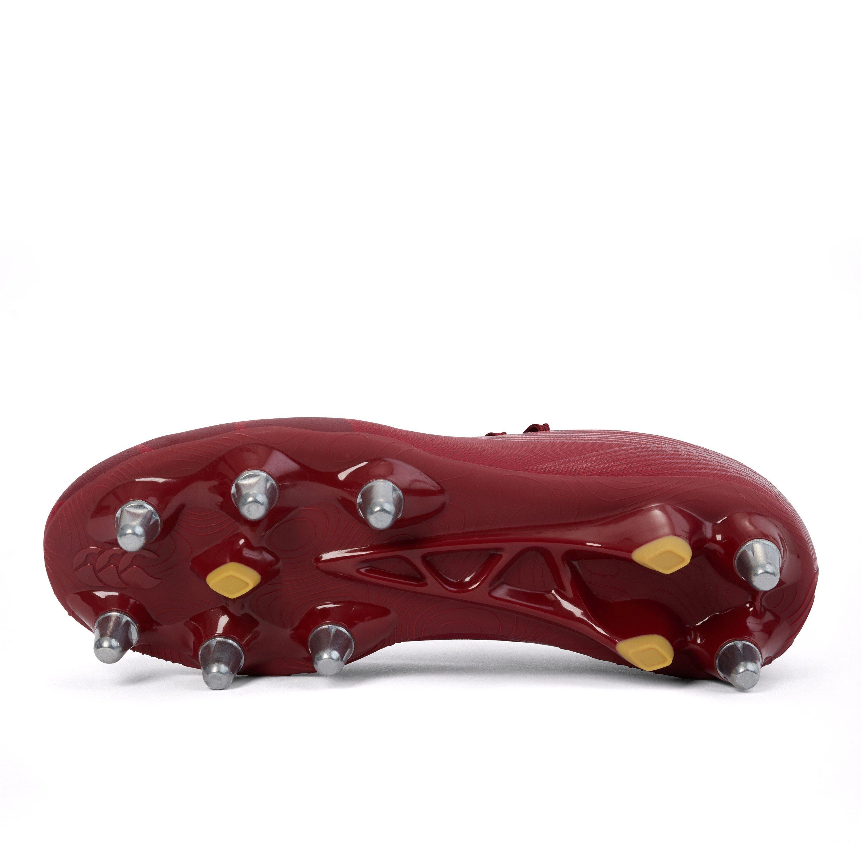 Red Dahlia - Canterbury - Stampede Groundbreak Team Mens Soft Ground Rugby Boots - 2