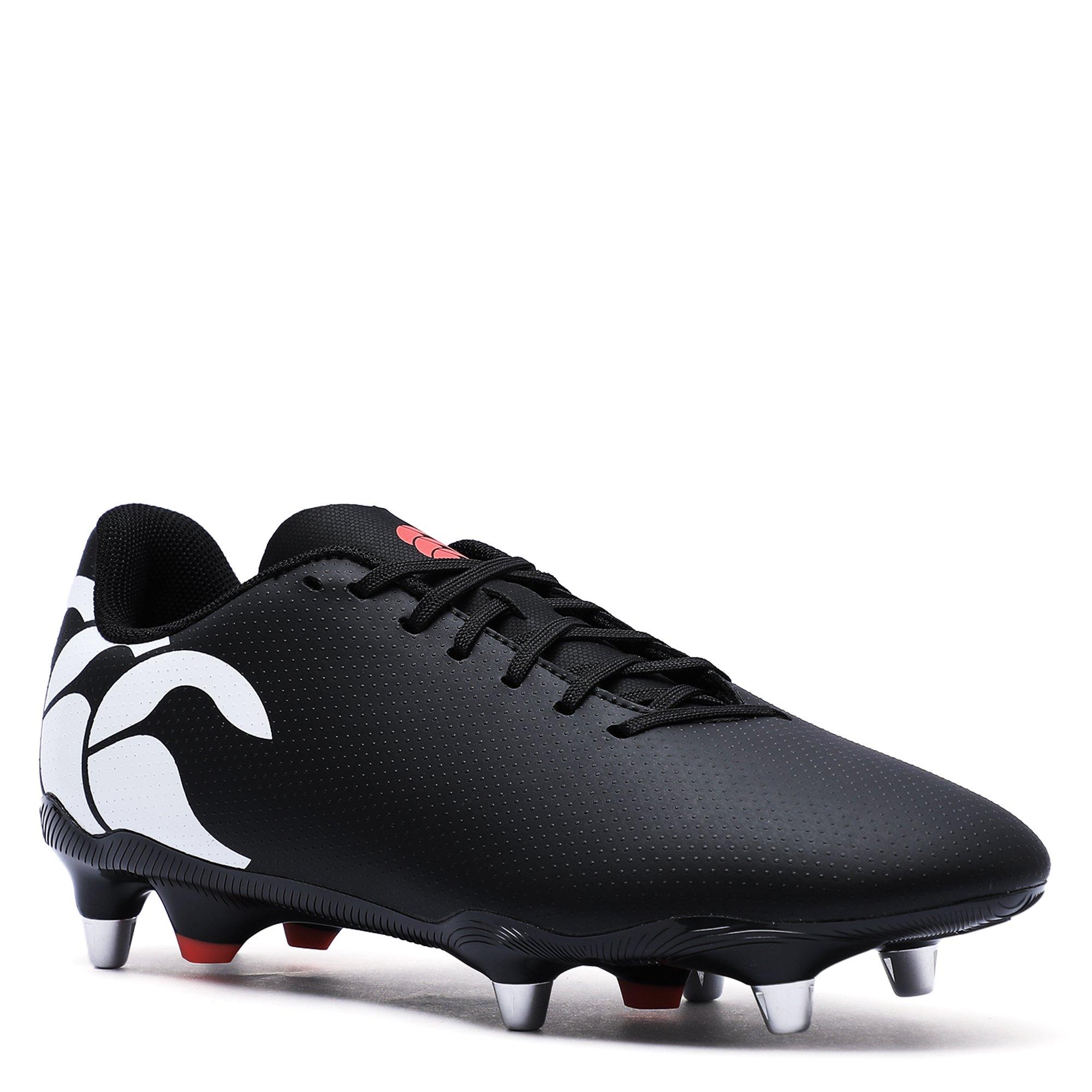 Black/White - Canterbury - Speed Raze Soft Ground Rugby Boots - 5