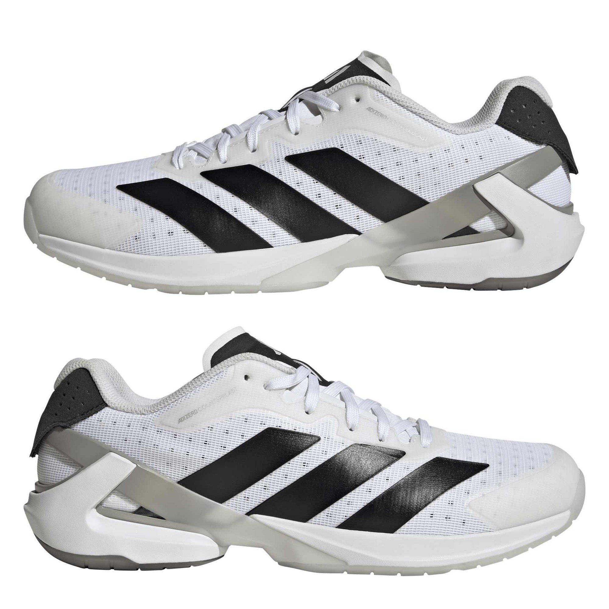 wht/Blk/Gretwo - adidas - Men's Adizero Counterblast Handball Trainers - 9