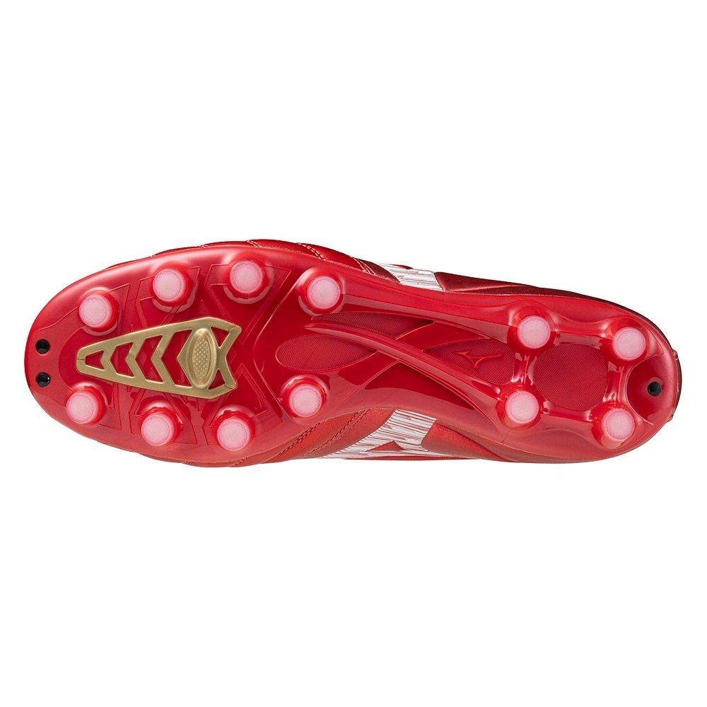 Vermelho/Branco/Preto - Mizuno - Morelia Neo IV Pro Adults Firm Ground Rugby Boots - 2