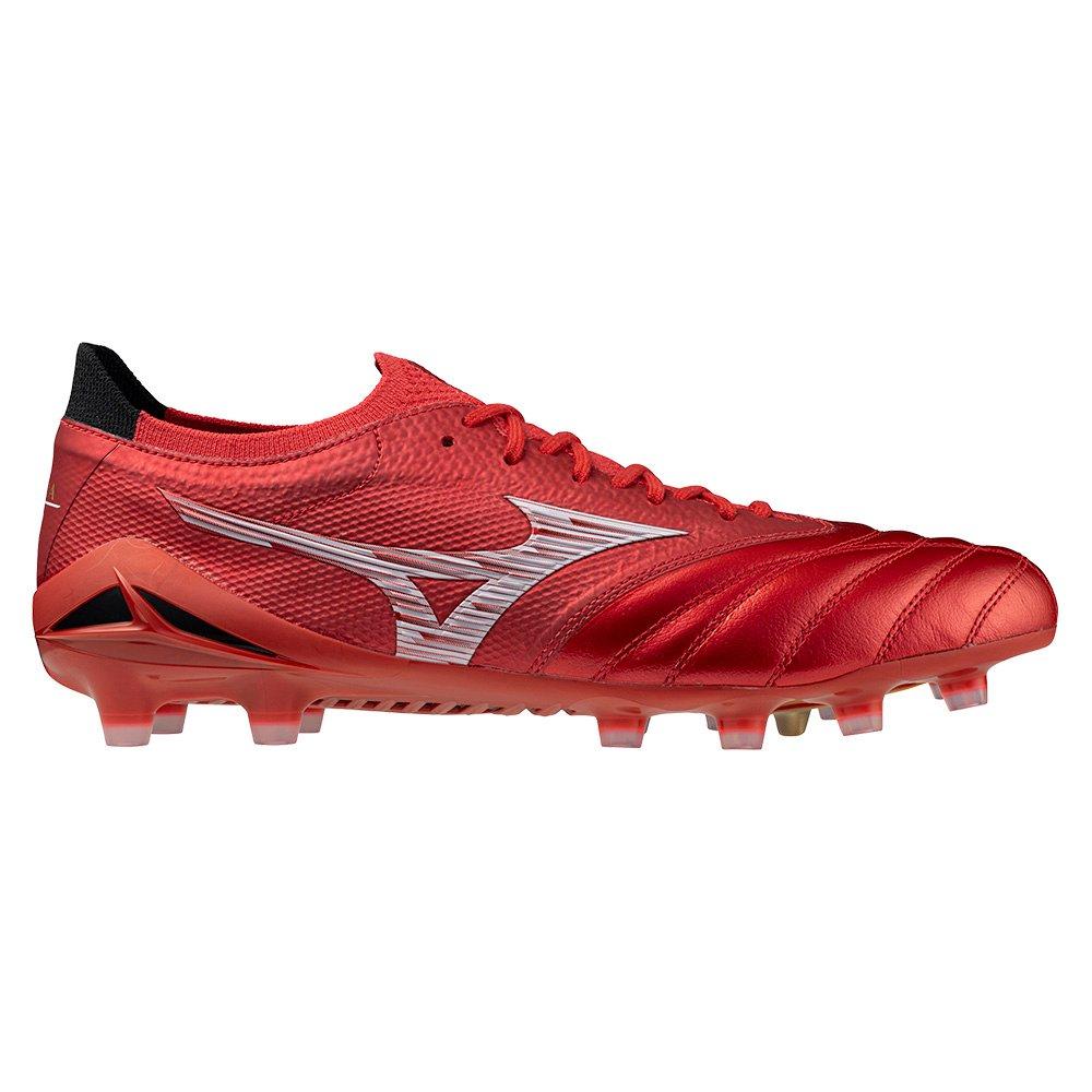 Rosso/Bianco/Nero - Mizuno - Morelia Neo IV Beta Adults Firm Ground Rugby Boots - 6