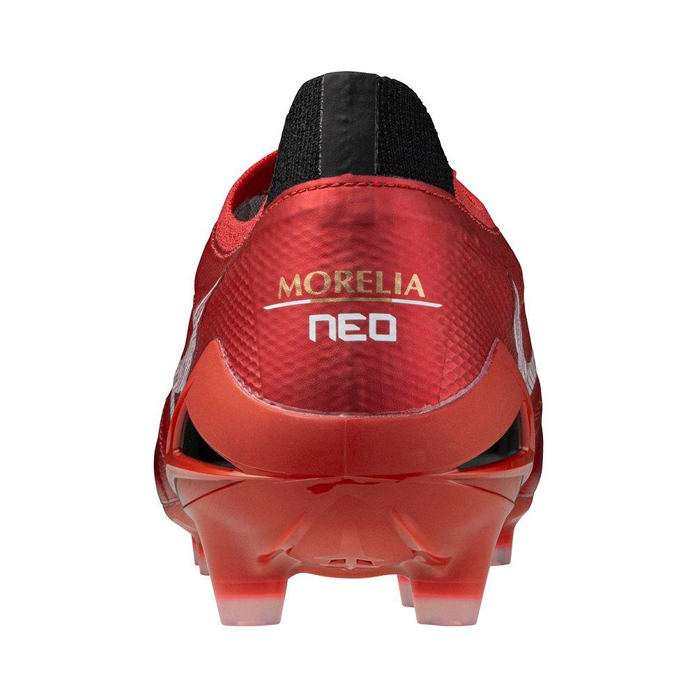 Red/White/Black - Mizuno - Morelia Neo IV Elite Adults Firm Ground Football Boots - 4