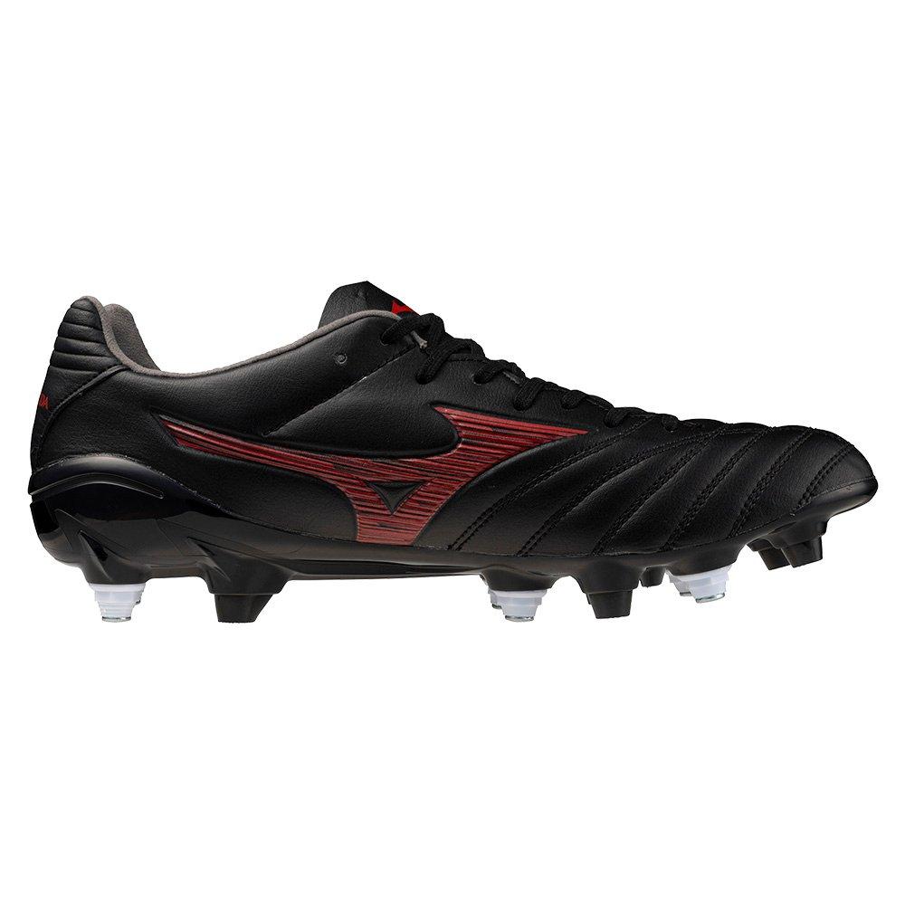 Black/Red - Mizuno - Monarcida Neo 3 Elite Adults Rugby Boots - 3