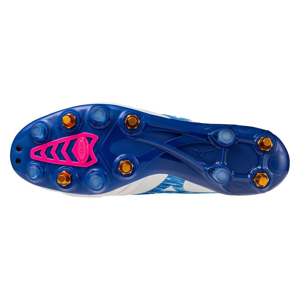White/Turq/Pink - Mizuno - Morelia Neo 4 Elite Adults Soft Ground Football Boots - 2