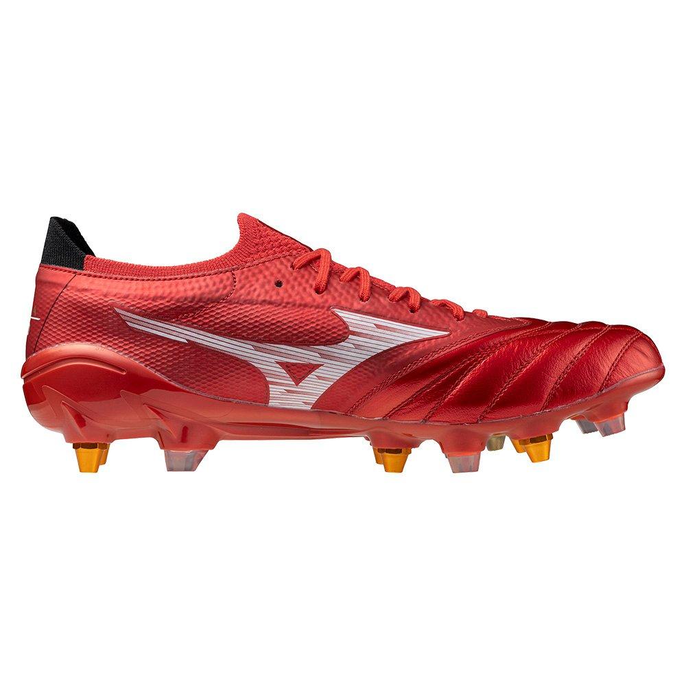 Rood/Wit/Zwart - Mizuno - Morelia Neo IV Adults Soft Ground Rugby Boots - 3