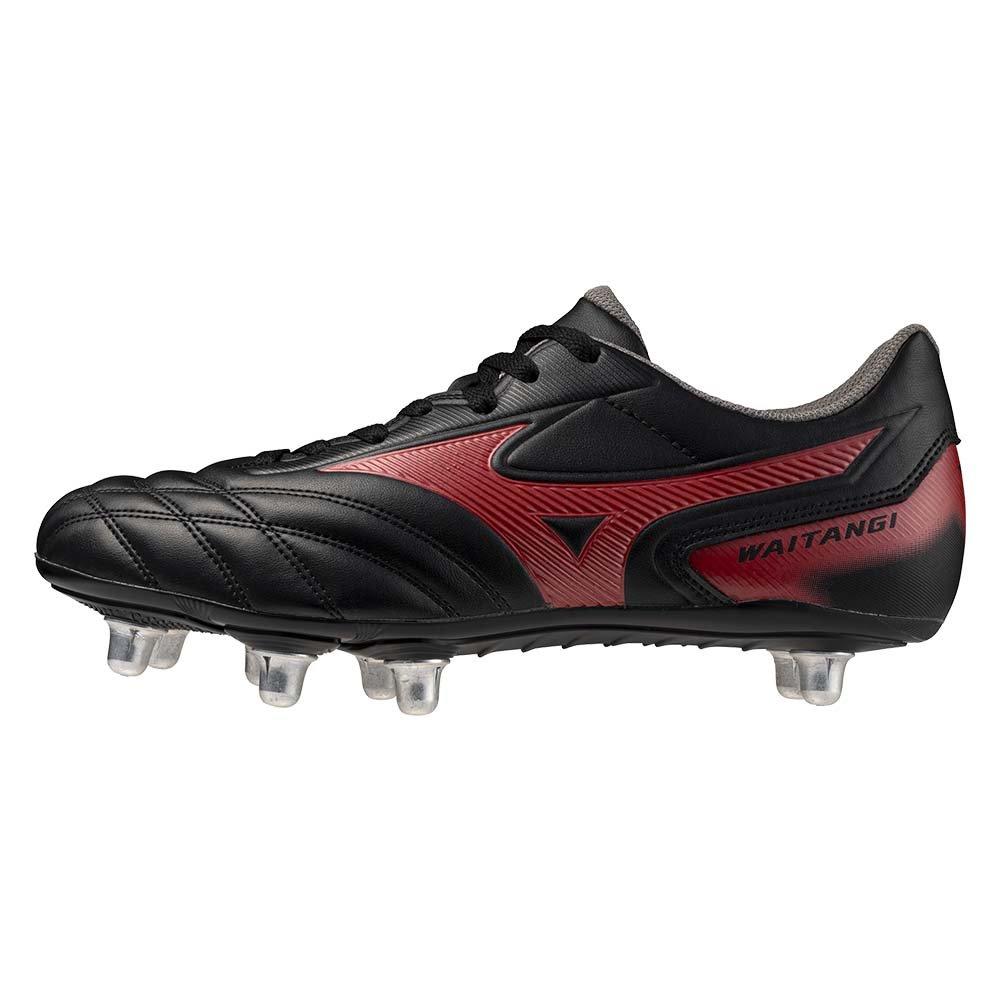 Black/Red - Mizuno - Waitangi Adults Rugby Boots - 1