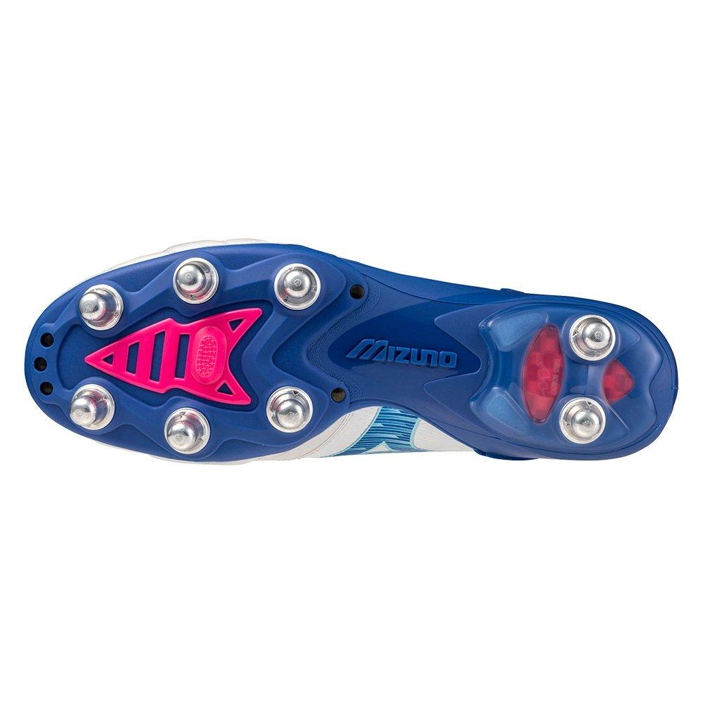 Branco/Turquesa/Rosa - Mizuno - Morelia Neo IV Elite Adults Soft Ground Rugby Boots - 2