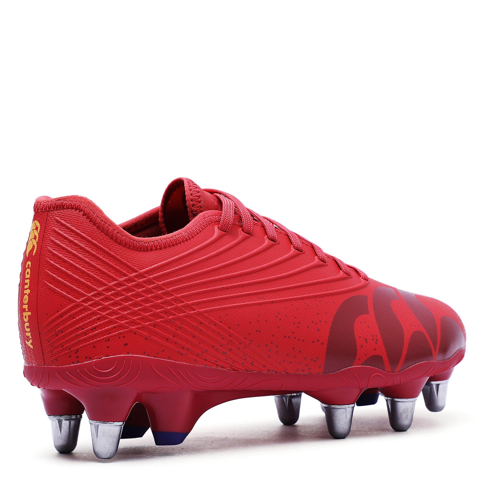 Mdust/Org/Yell - Canterbury - Stampede Groundbreak Pro Soft Ground Rugby Boots - 6