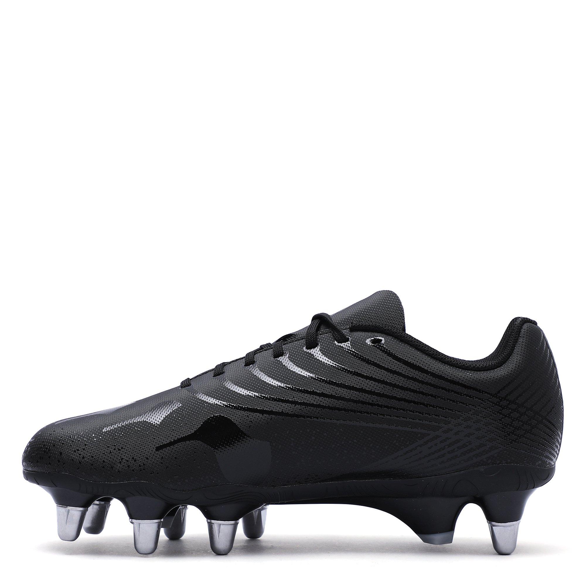 Blk/Sil Metalic - Canterbury - Stampede Groundbreak Team Soft Ground Rugby Boots - 2