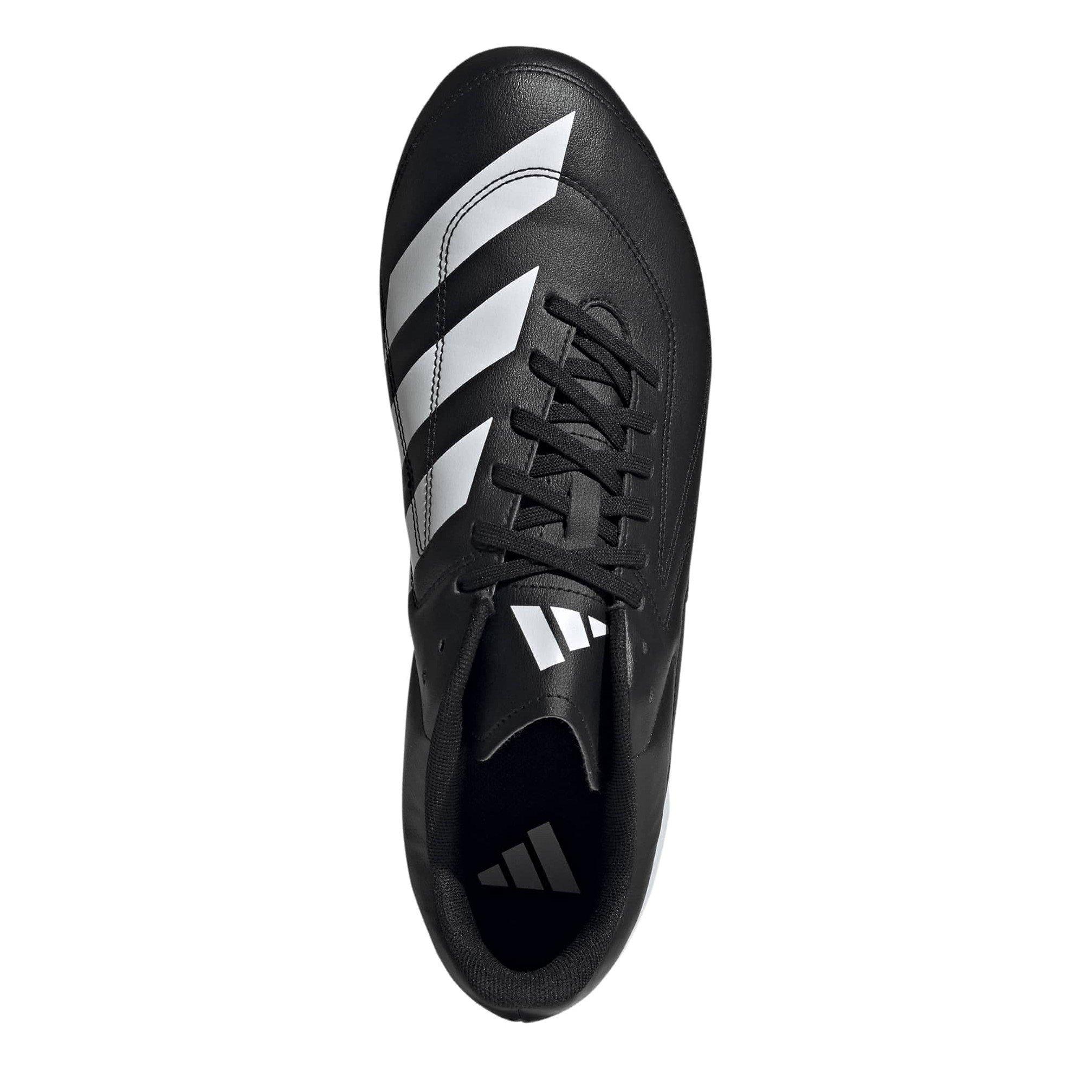 Black/White - adidas - RS-15 Adults Soft Ground Rugby Boots - 5