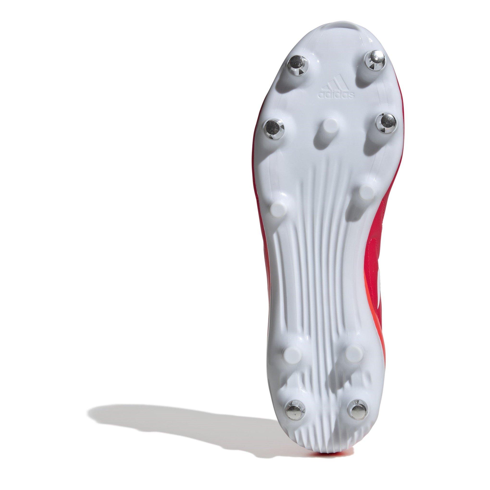 Rød/Hvid/Orange - adidas - RS-15 Adults Soft Ground Rugby Boots - 6
