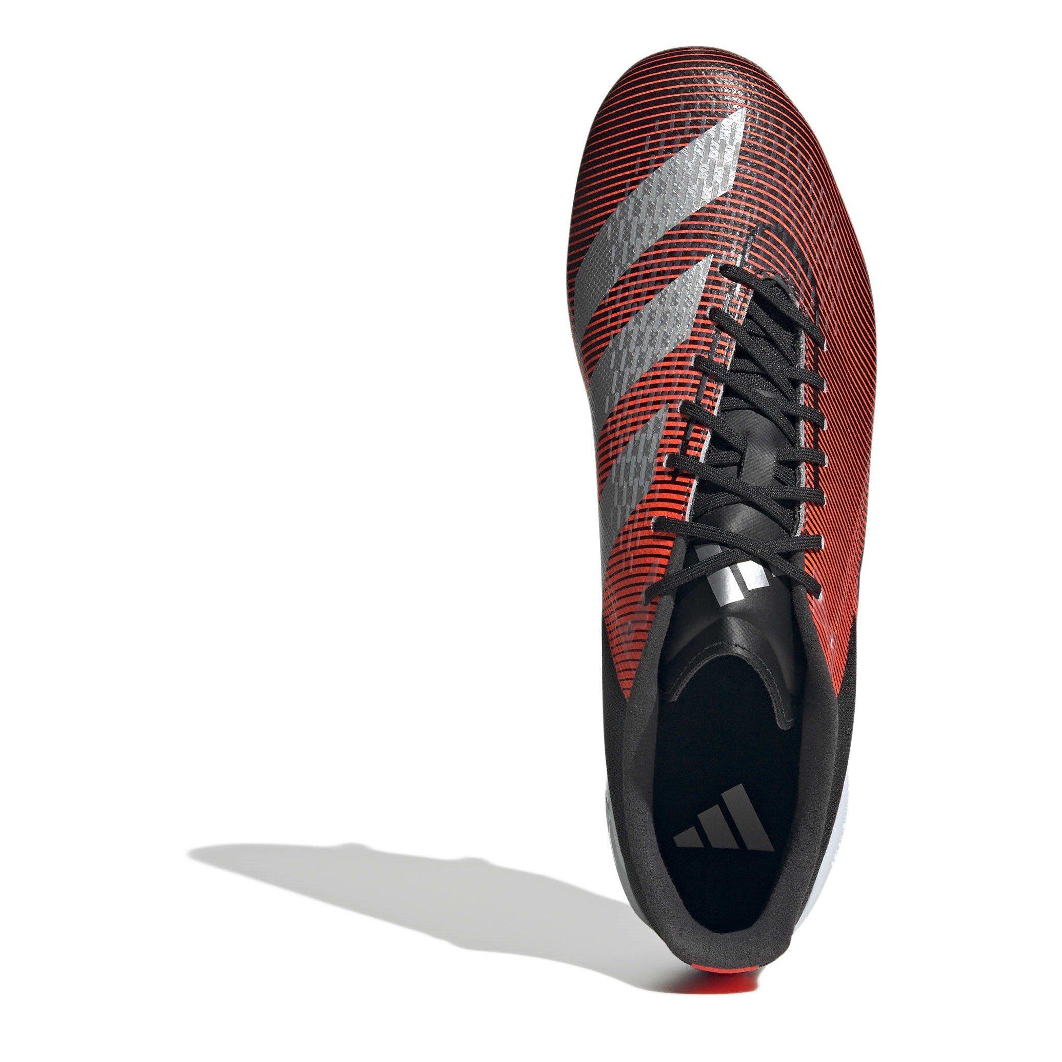 Blk/Slv/Vermelho - adidas - Adizero RS15 Soft Ground Rugby Boots - 5