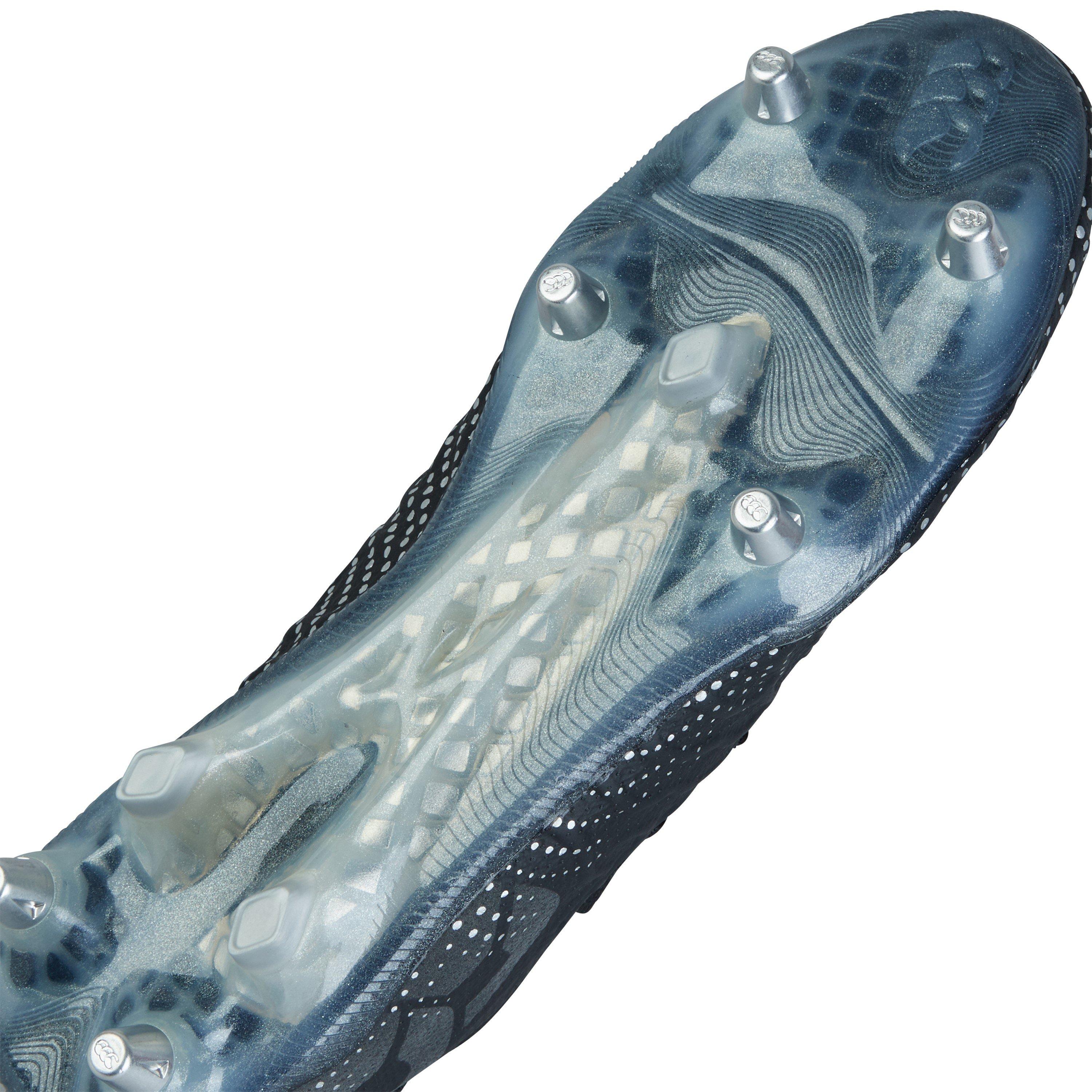 Zwart/Zilver - Canterbury - Speed Infinite Elite Soft Ground Rugby Boots - 11