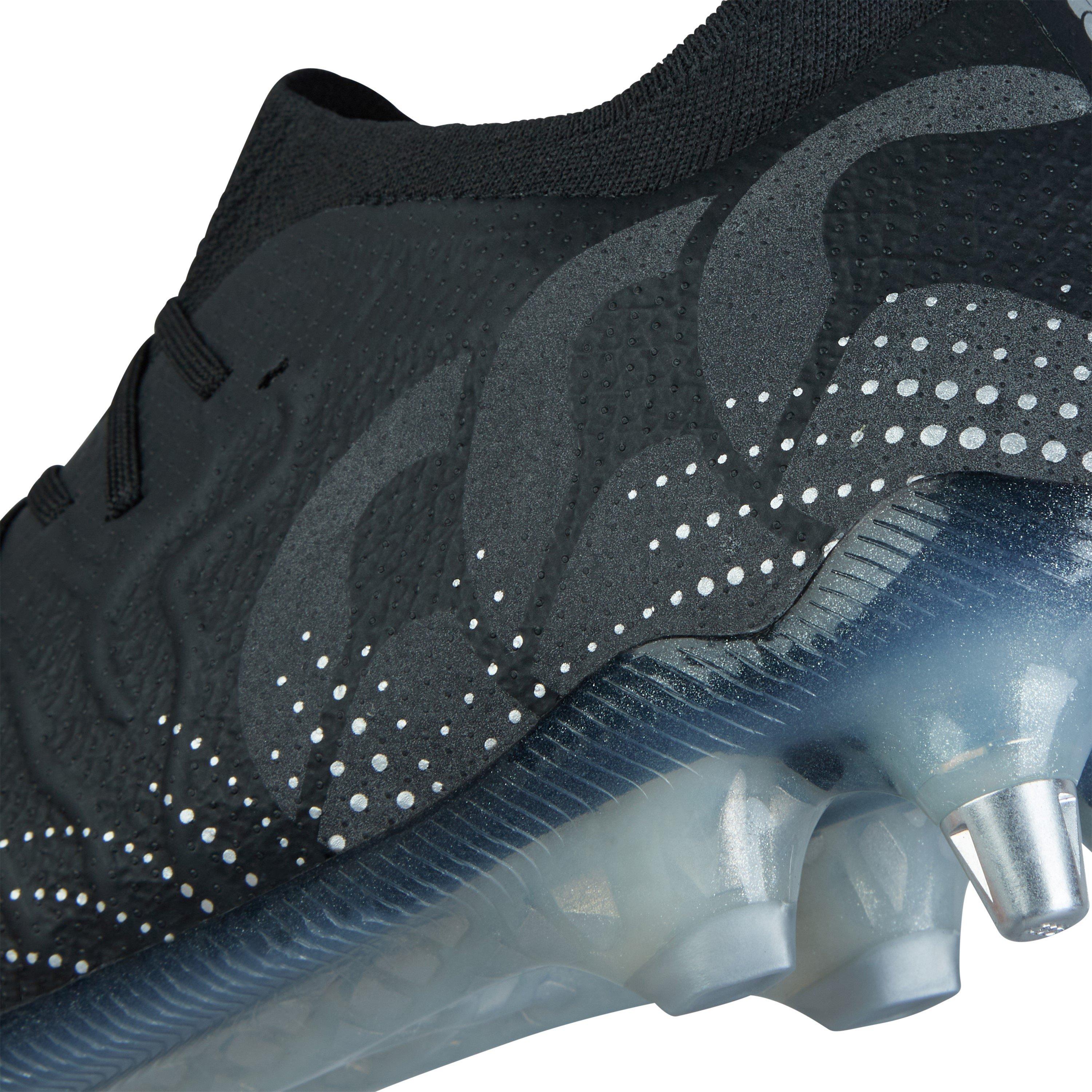 Zwart/Zilver - Canterbury - Speed Infinite Elite Soft Ground Rugby Boots - 9