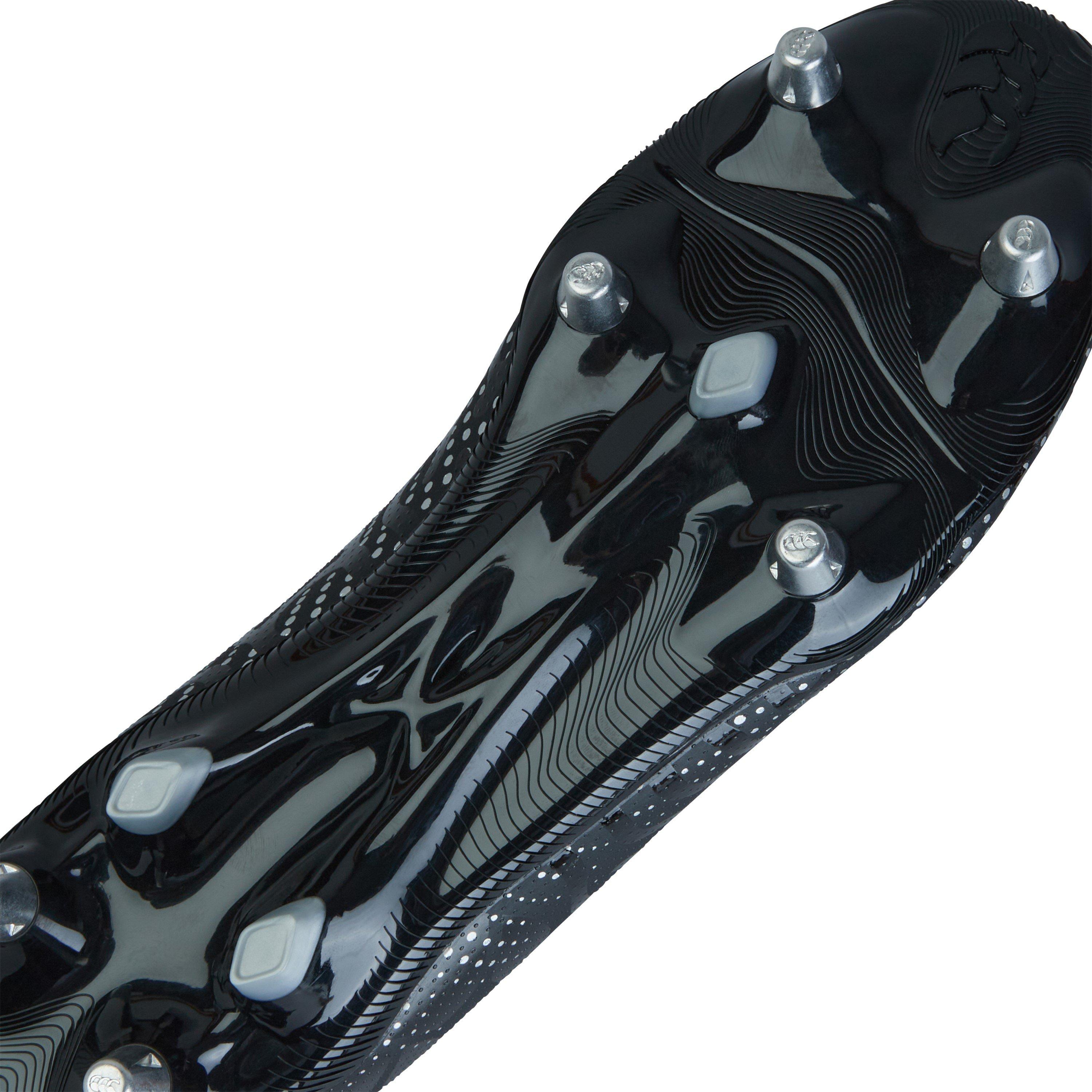 Nero/Oro - Canterbury - Speed Falcon Team Adults Soft Ground Rugby Boots - 11