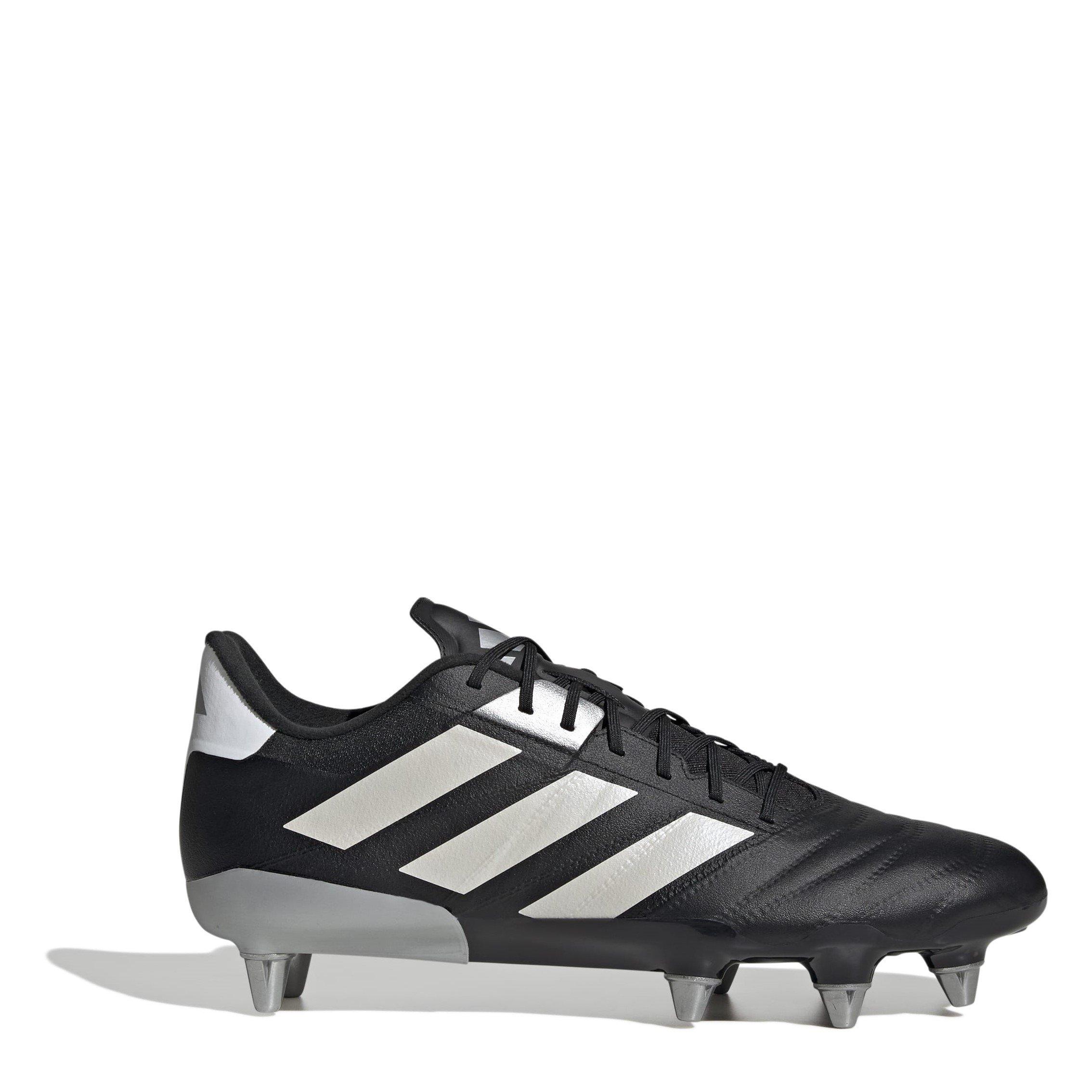 Schwarz/Silber - adidas - Kakari RS Soft Ground Rugby Boots - 1