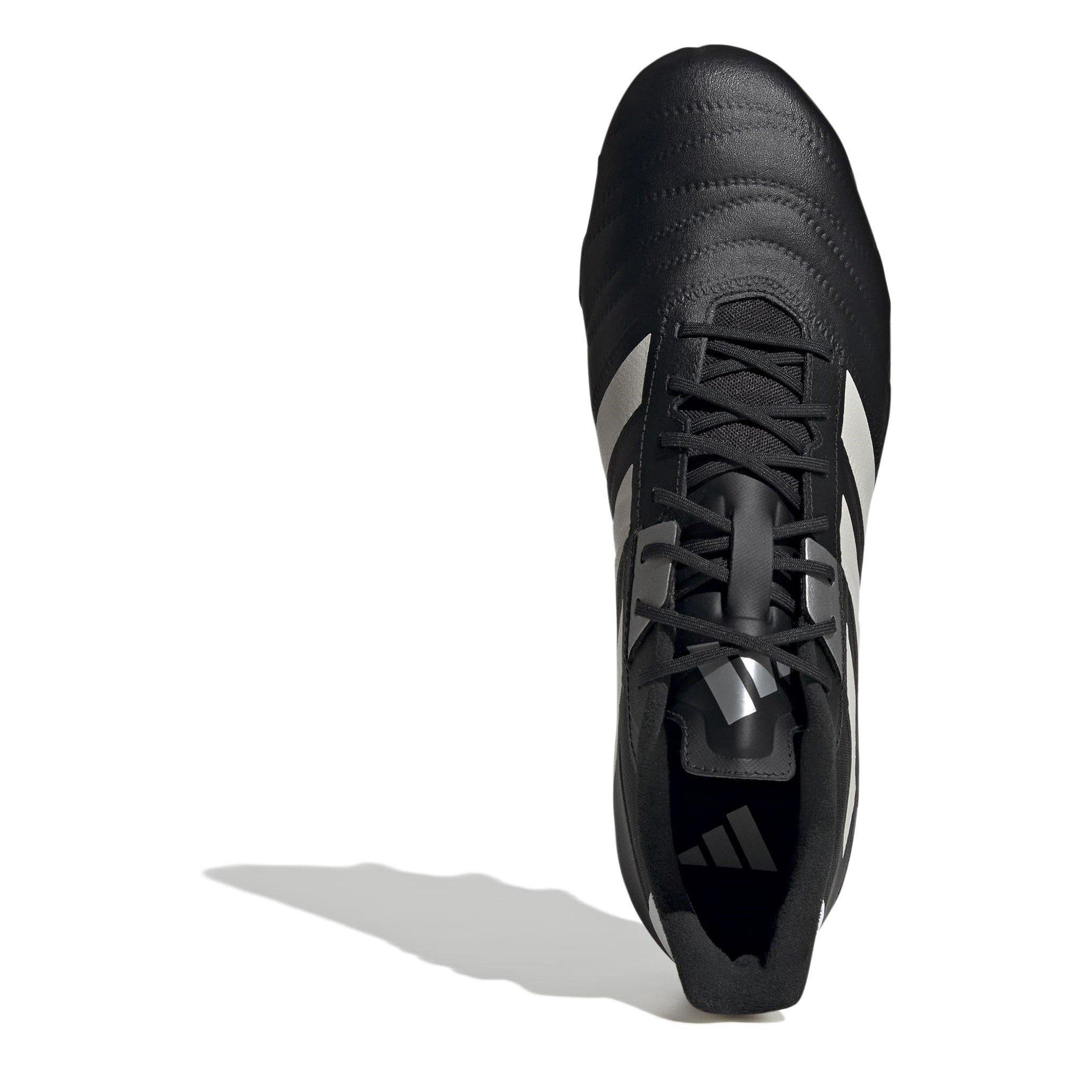 Black/Silver - adidas - Kakari RS Soft Ground Rugby Boots - 5