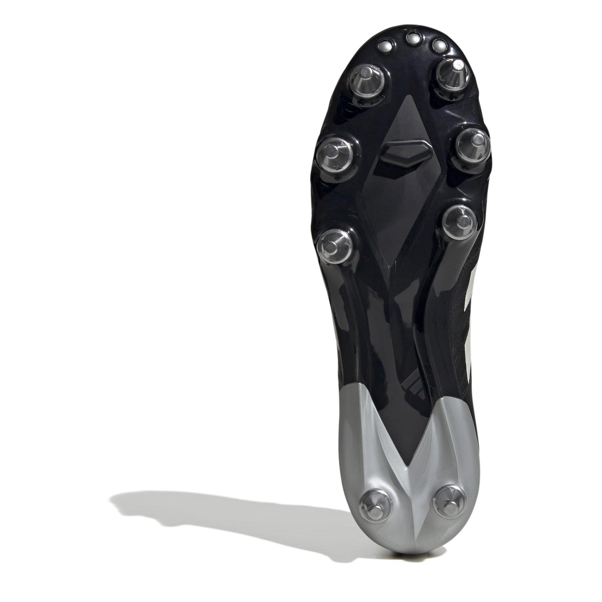 Black/Silver - adidas - Kakari RS Soft Ground Rugby Boots - 6