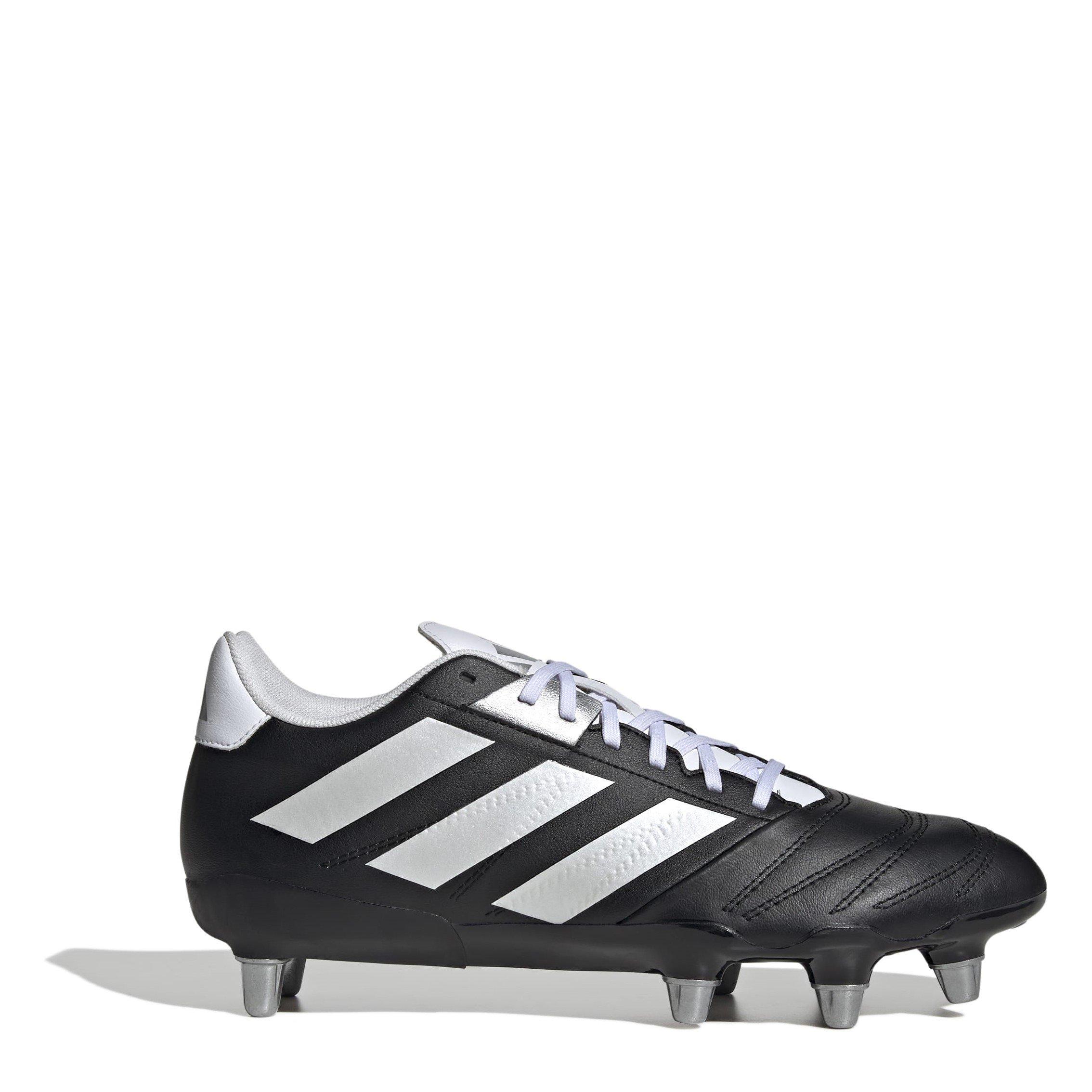 Sort/Sølv - adidas - Kakari Elite Soft Ground Rugby Boots - 1