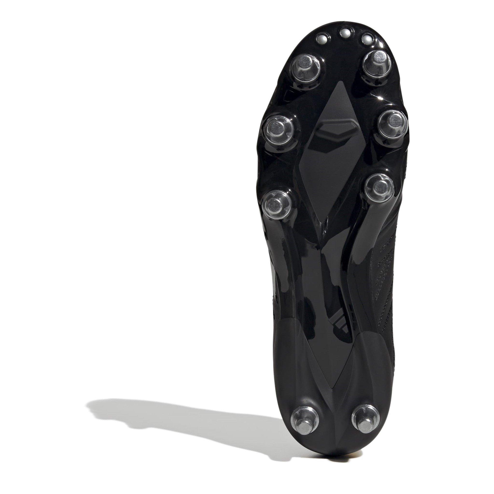 Black/Silver - adidas - Kakari Elite Soft Ground Rugby Boots - 6