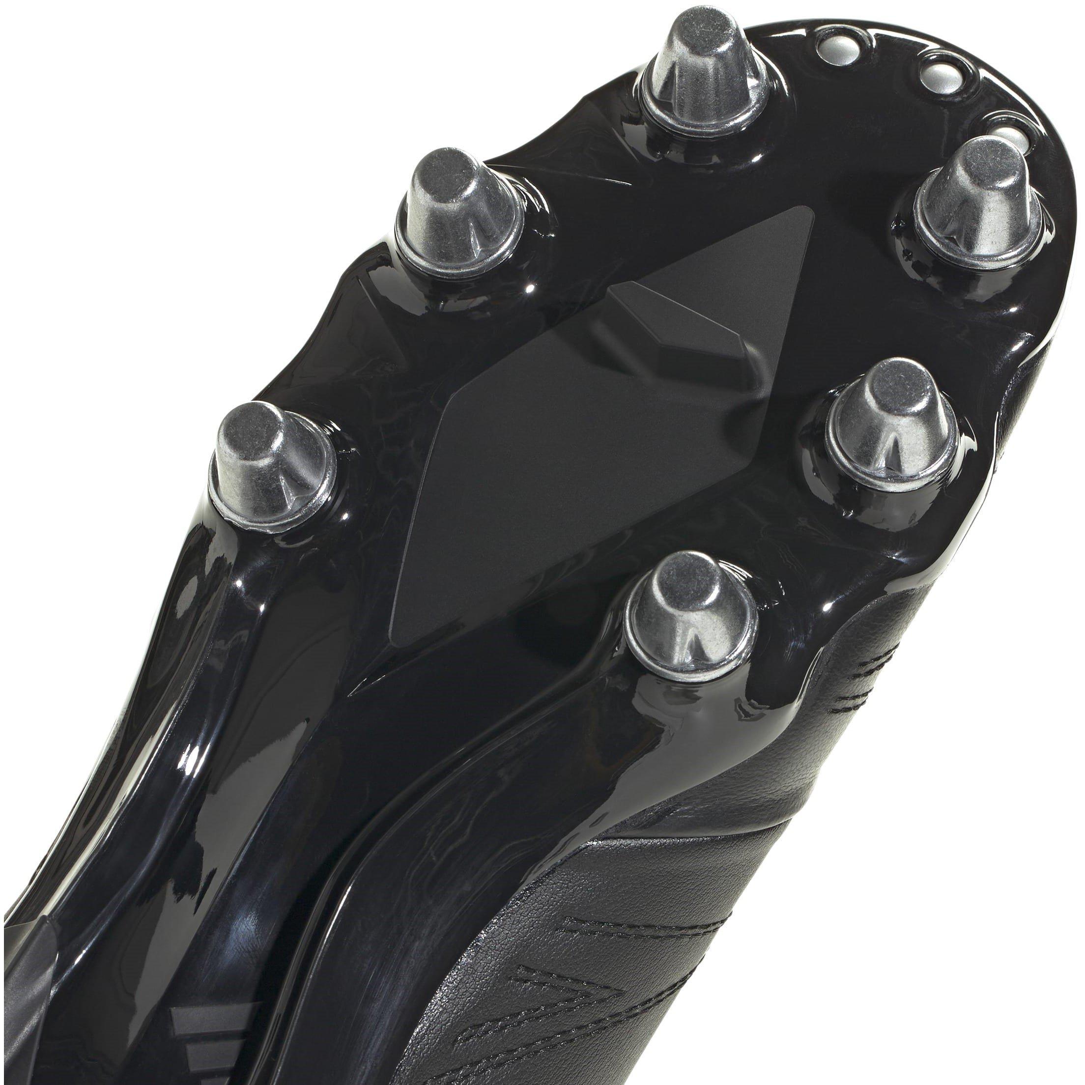 Black/Silver - adidas - Kakari Elite Soft Ground Rugby Boots - 7