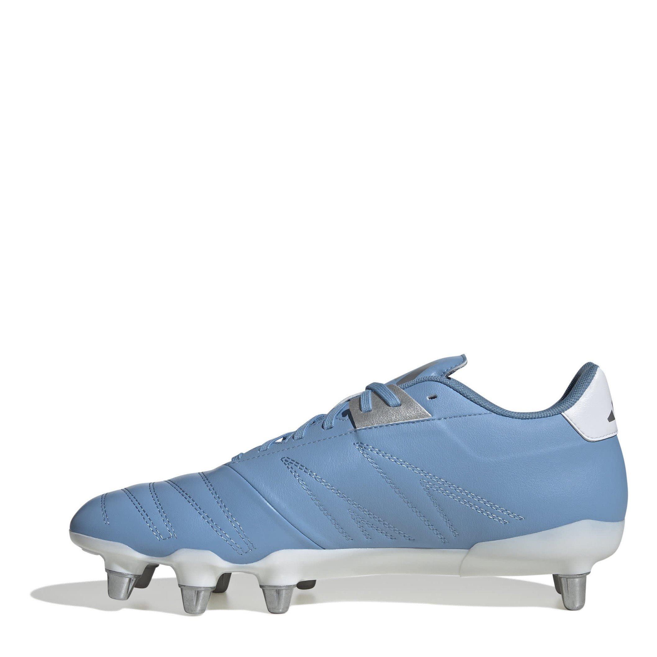 Plava/Bijela/Zlatna - adidas - Kakari Elite Soft Ground Rugby Boots - 2