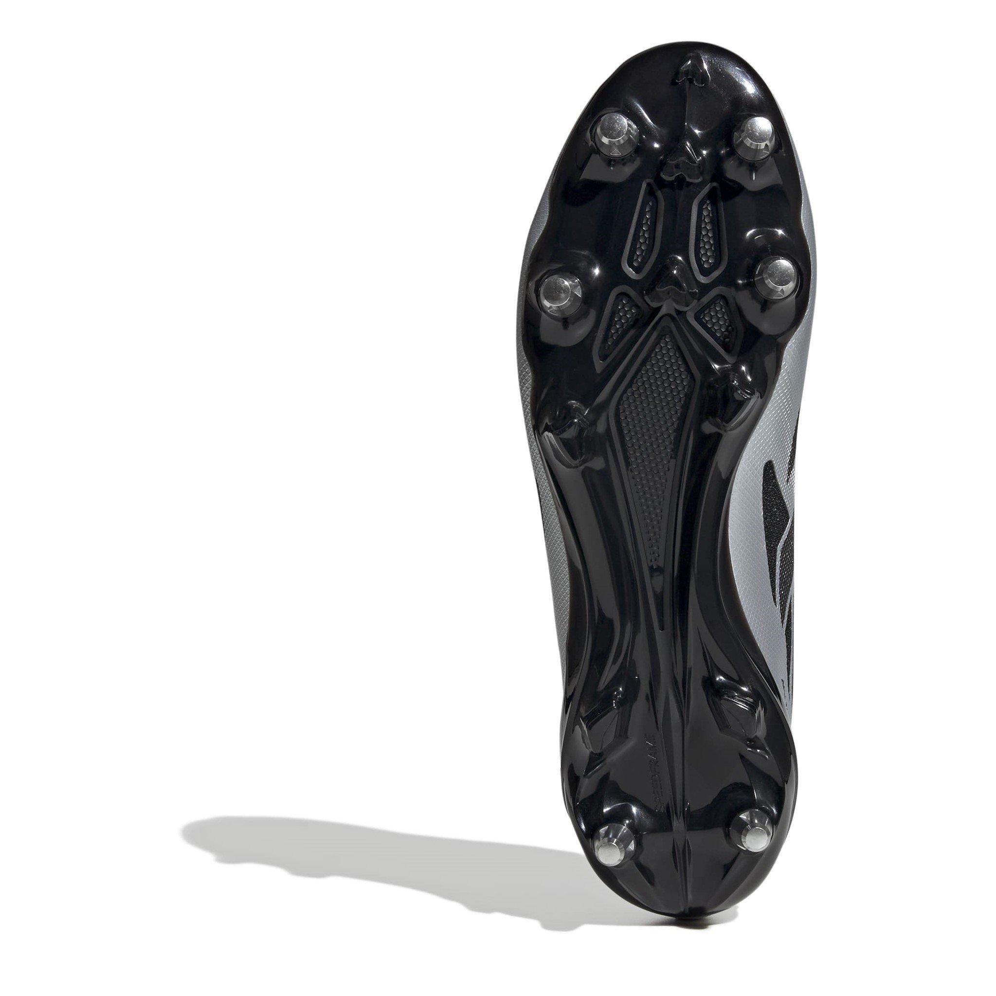 Slv/Blk - adidas - Adizero RS15 Pro Soft Ground Rugby Boots - 6