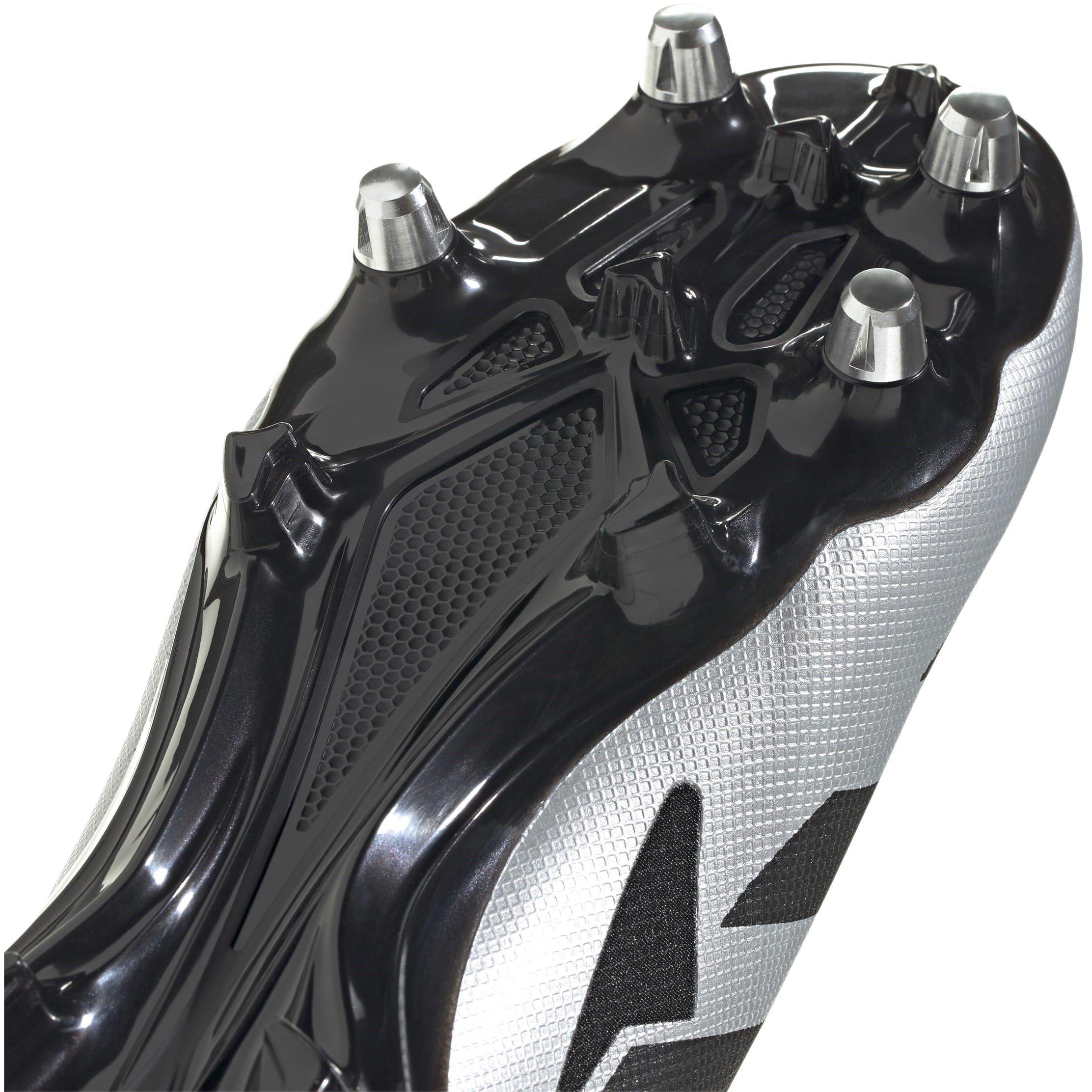 Slv/Blk - adidas - Adizero RS15 Pro Soft Ground Rugby Boots - 7