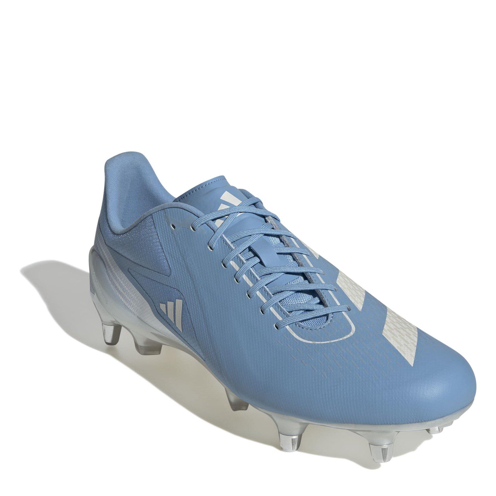 Bleu/Blanc - adidas - Adizero RS15 Pro Soft Ground Rugby Boots - 3