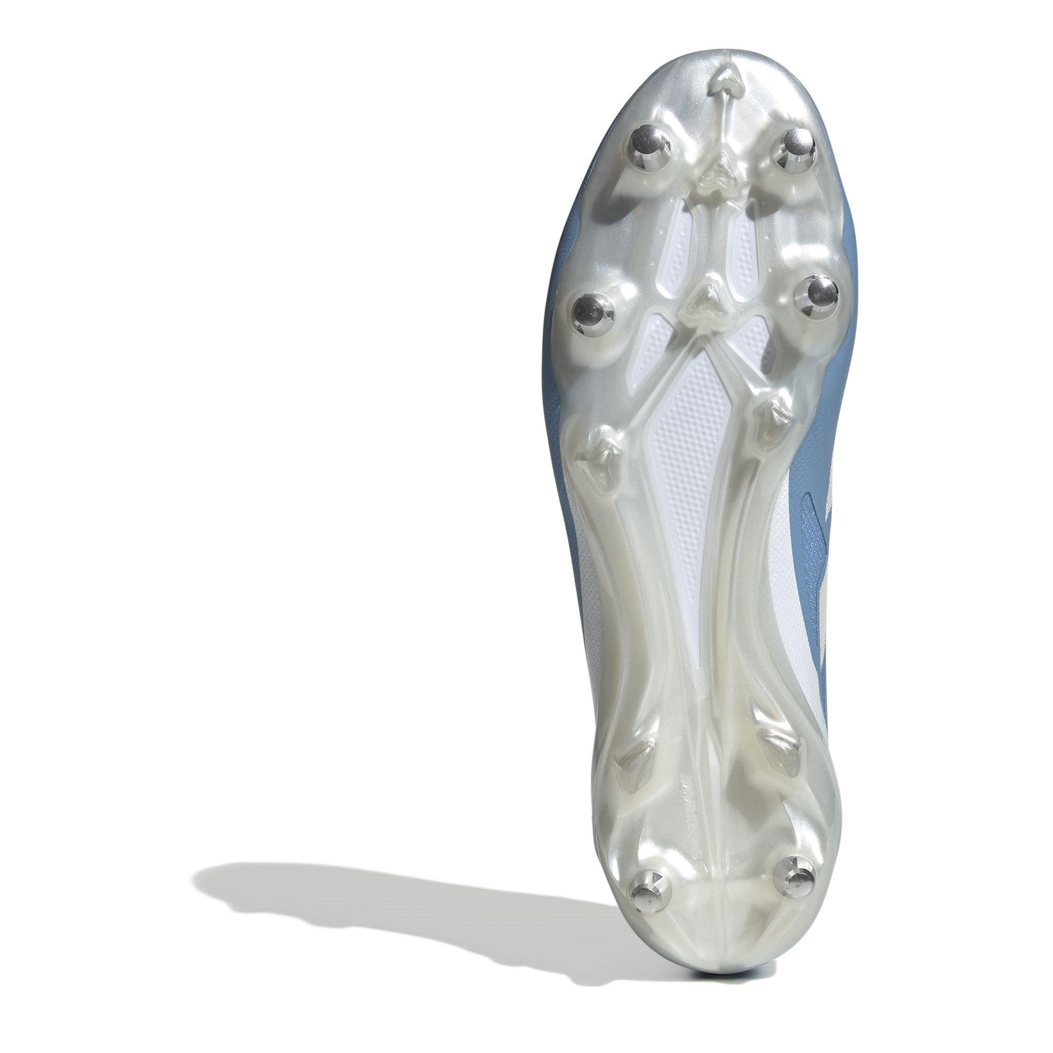 Bleu/Blanc - adidas - Adizero RS15 Pro Soft Ground Rugby Boots - 6