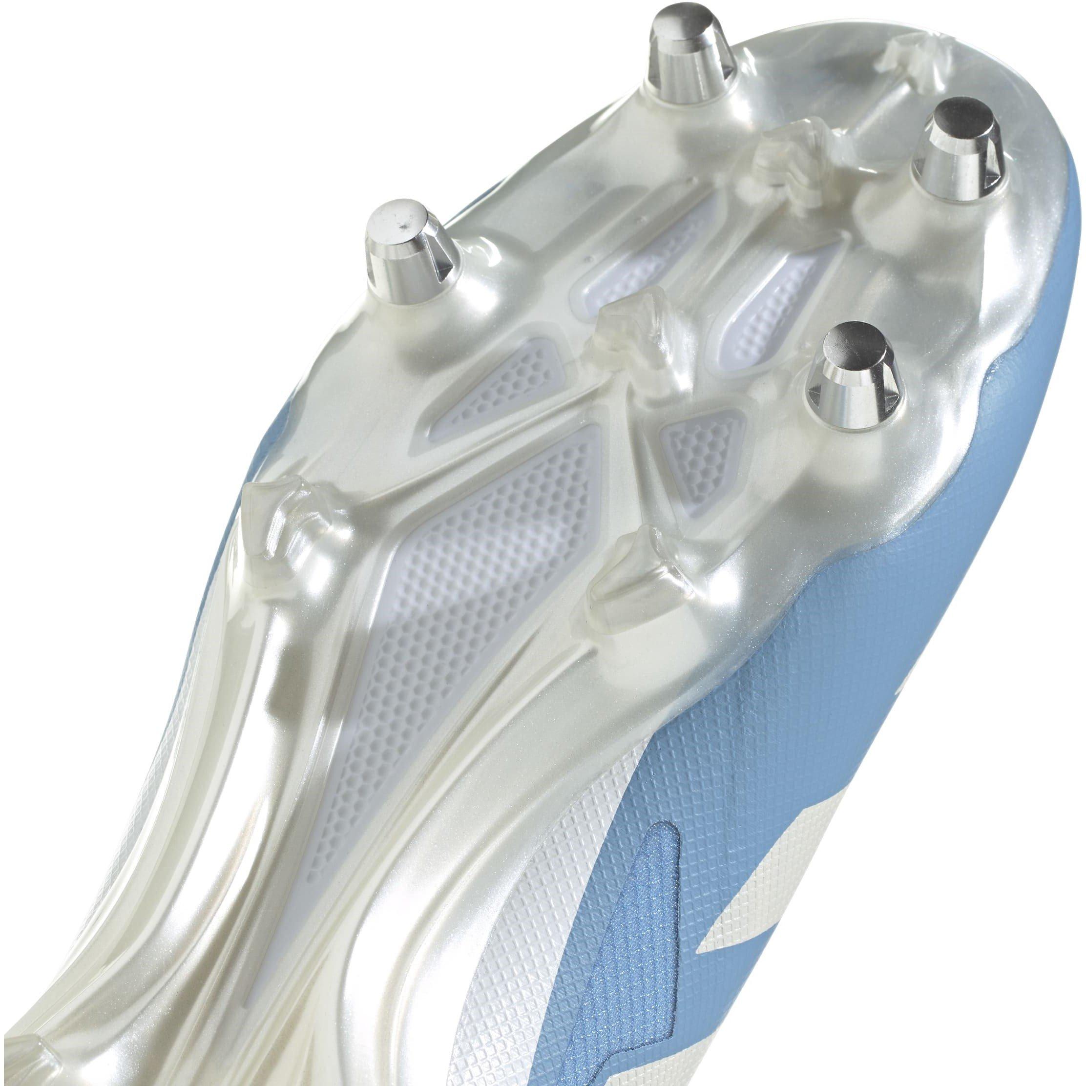 Bleu/Blanc - adidas - Adizero RS15 Pro Soft Ground Rugby Boots - 7