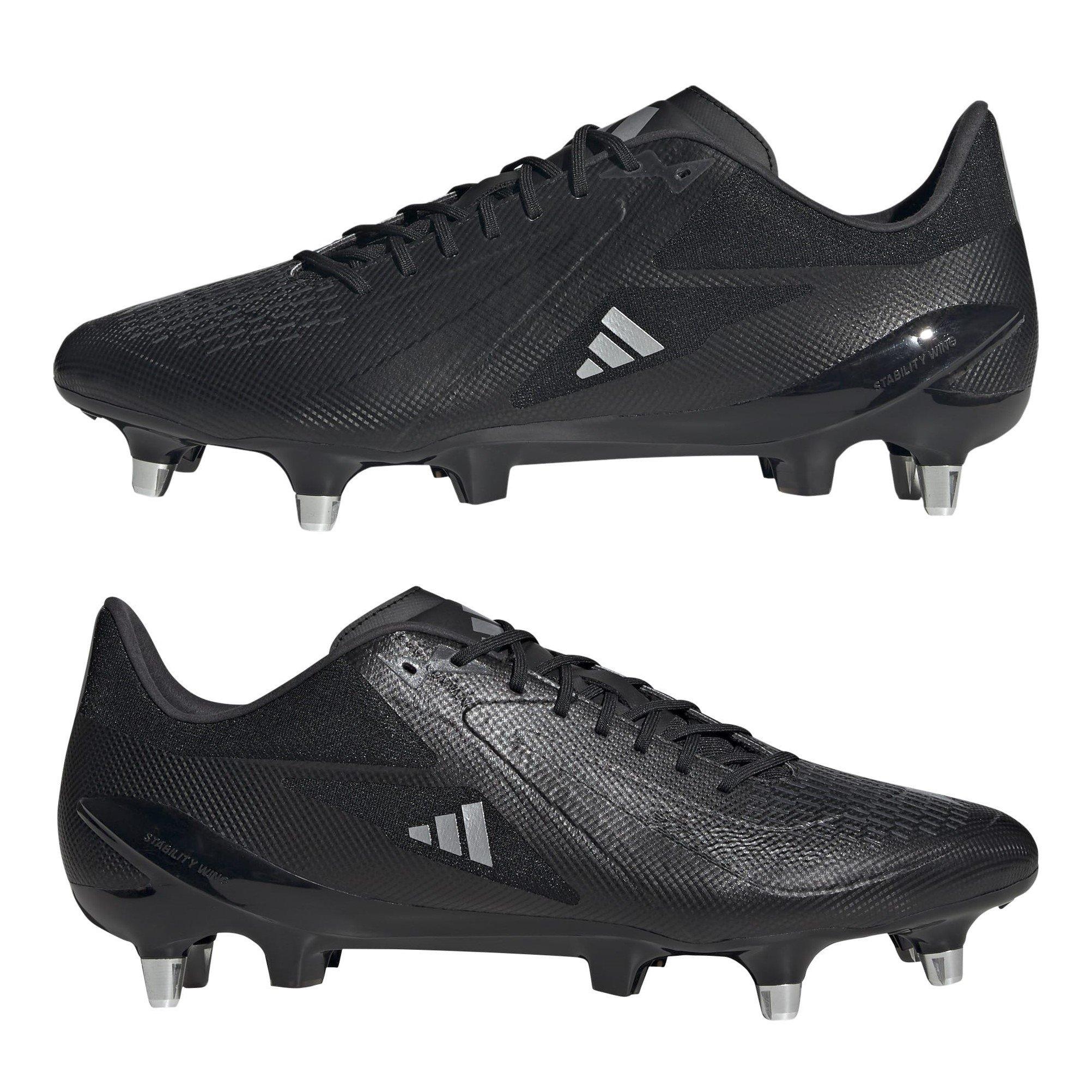 Crna - adidas - Adizero RS15 Ultimate Soft Ground Rugby Boots - 9